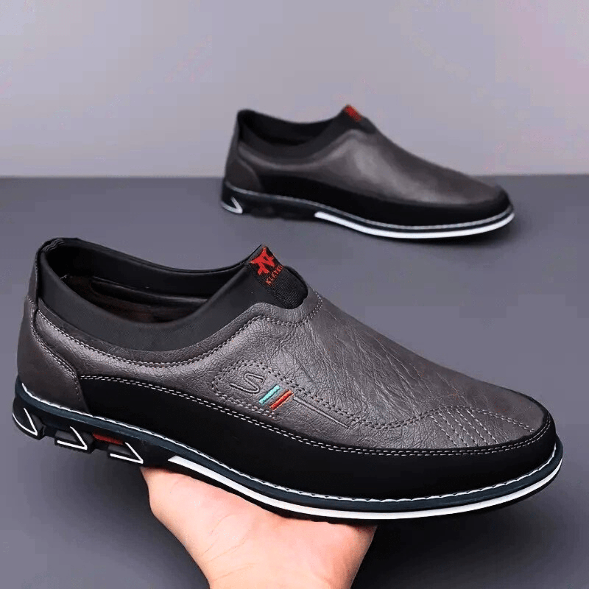 Leather Formal Slip-Ons