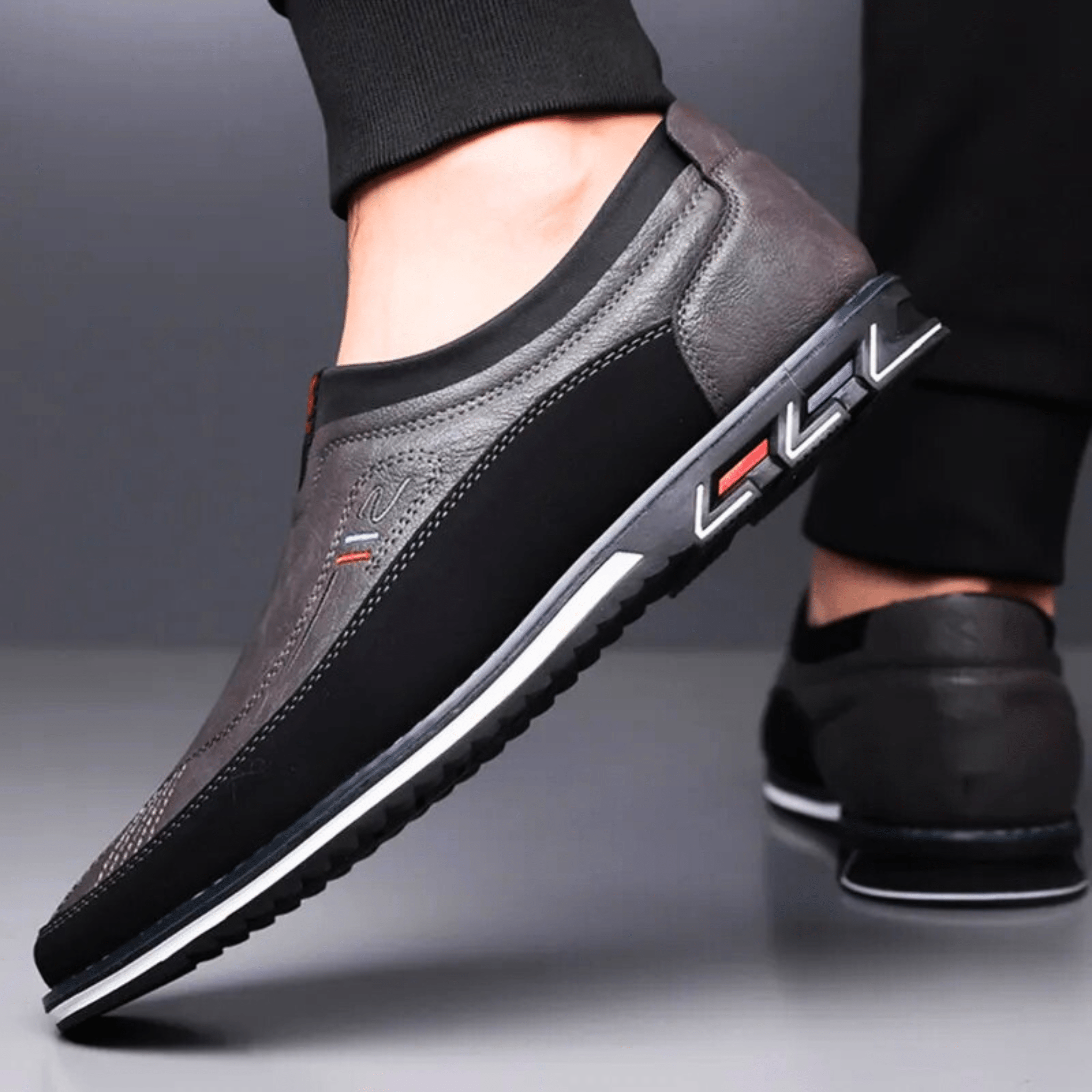 Leather Formal Slip-Ons
