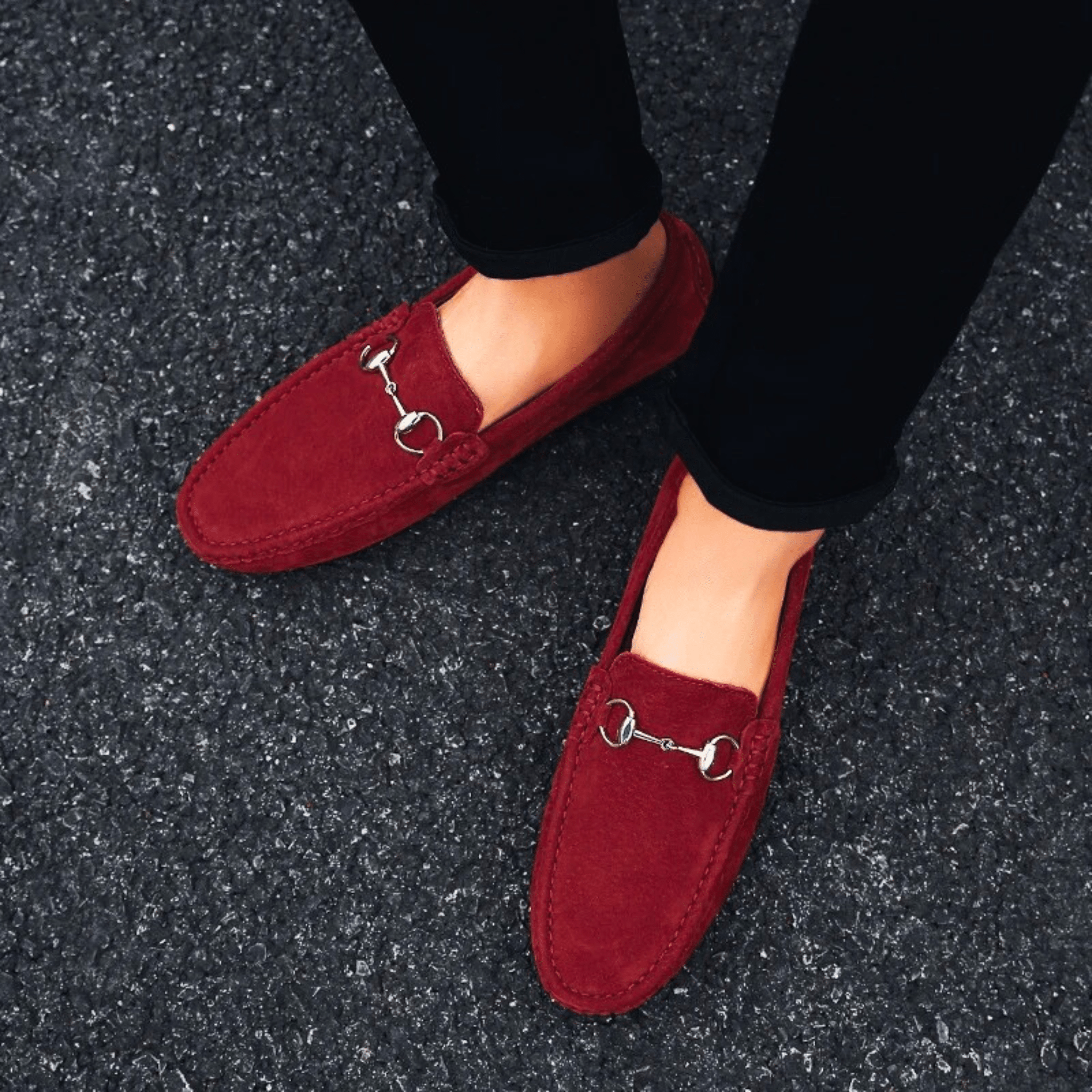Milano Suede Leather Slip-Ons