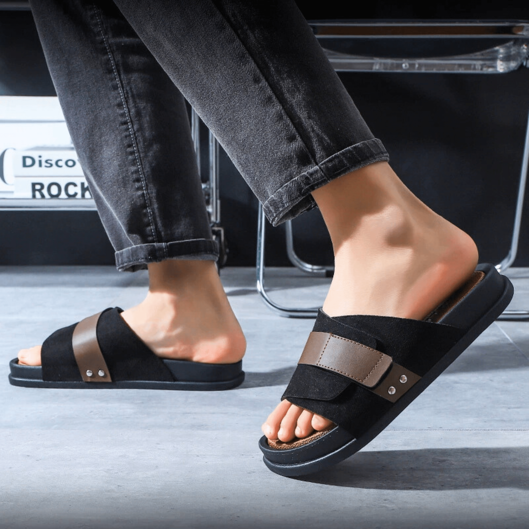 Montero Suede Slides