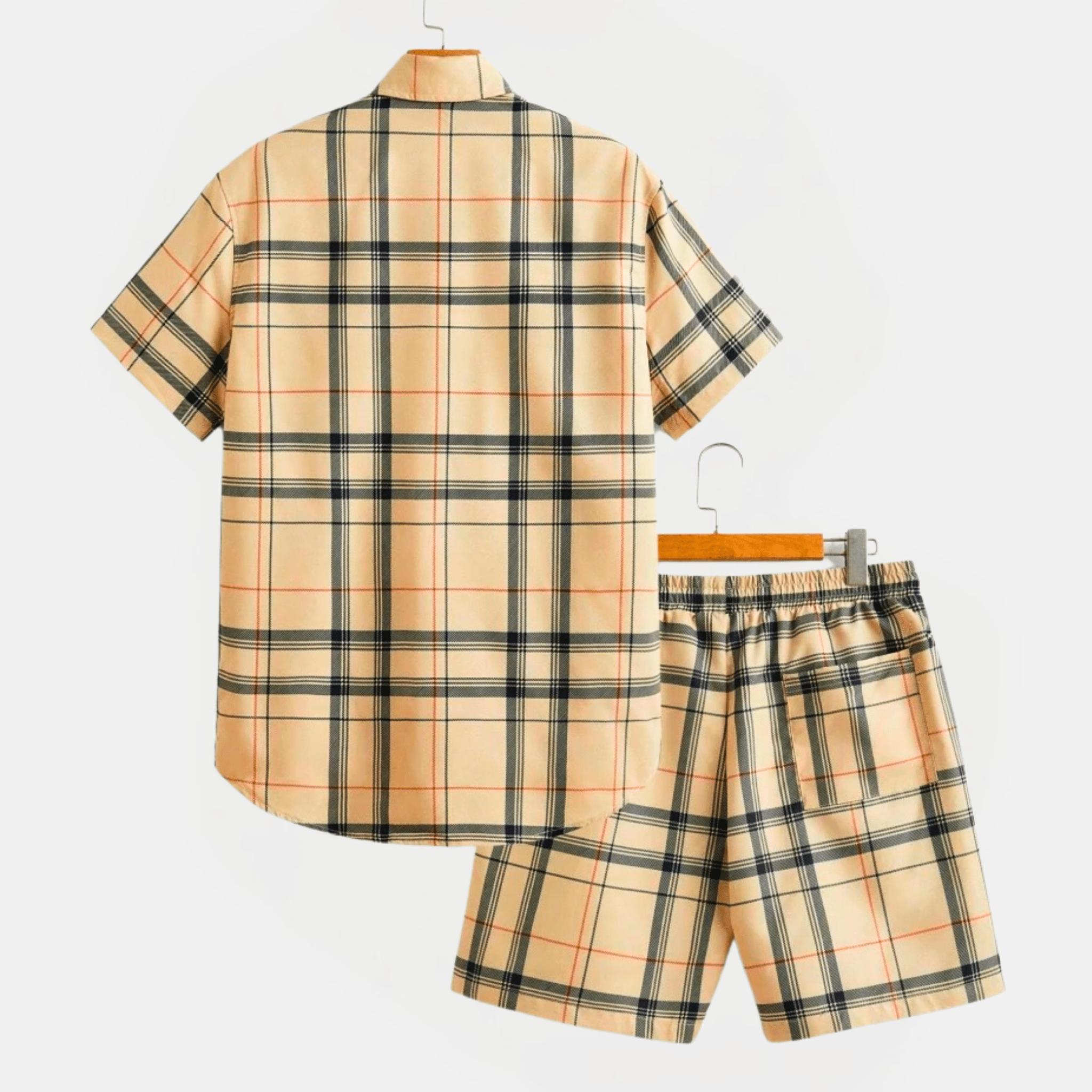 Plaid Patterned Summer Set
