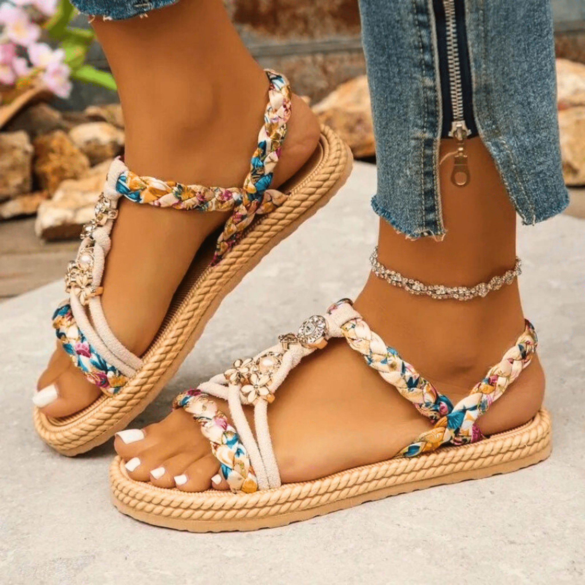 Seaflower Glow Sandals