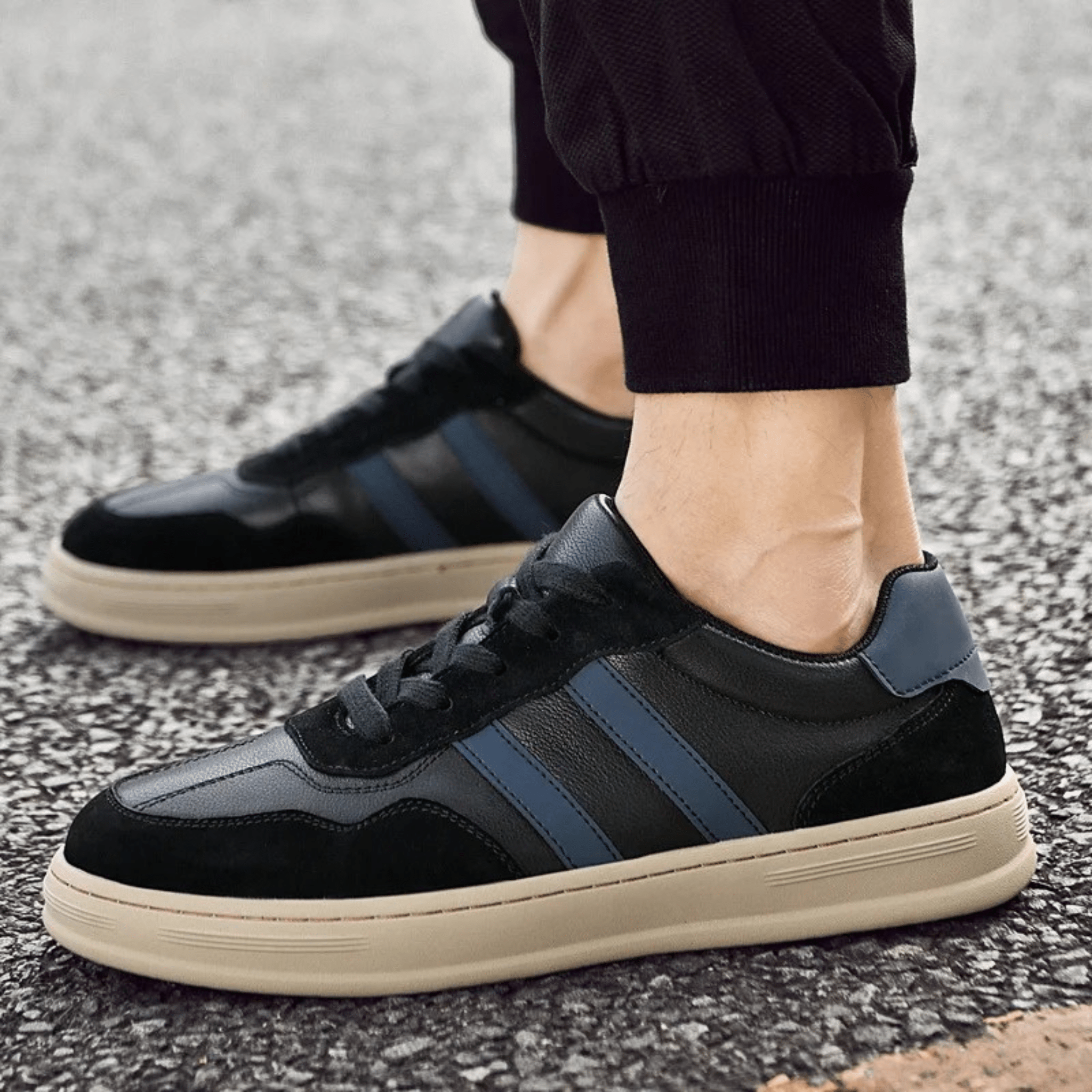 Smart Genuine Leather Sneakers