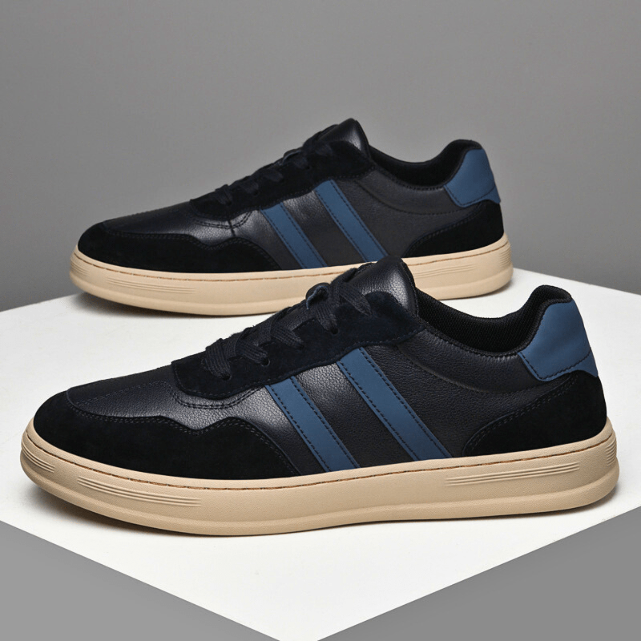 Smart Genuine Leather Sneakers