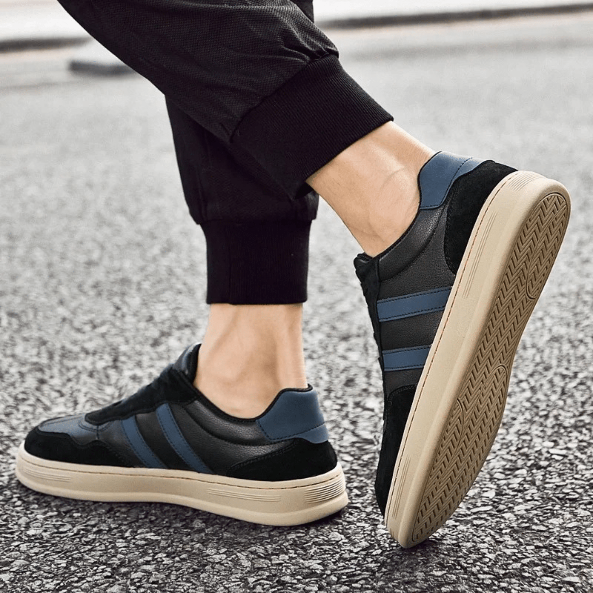 Smart Genuine Leather Sneakers