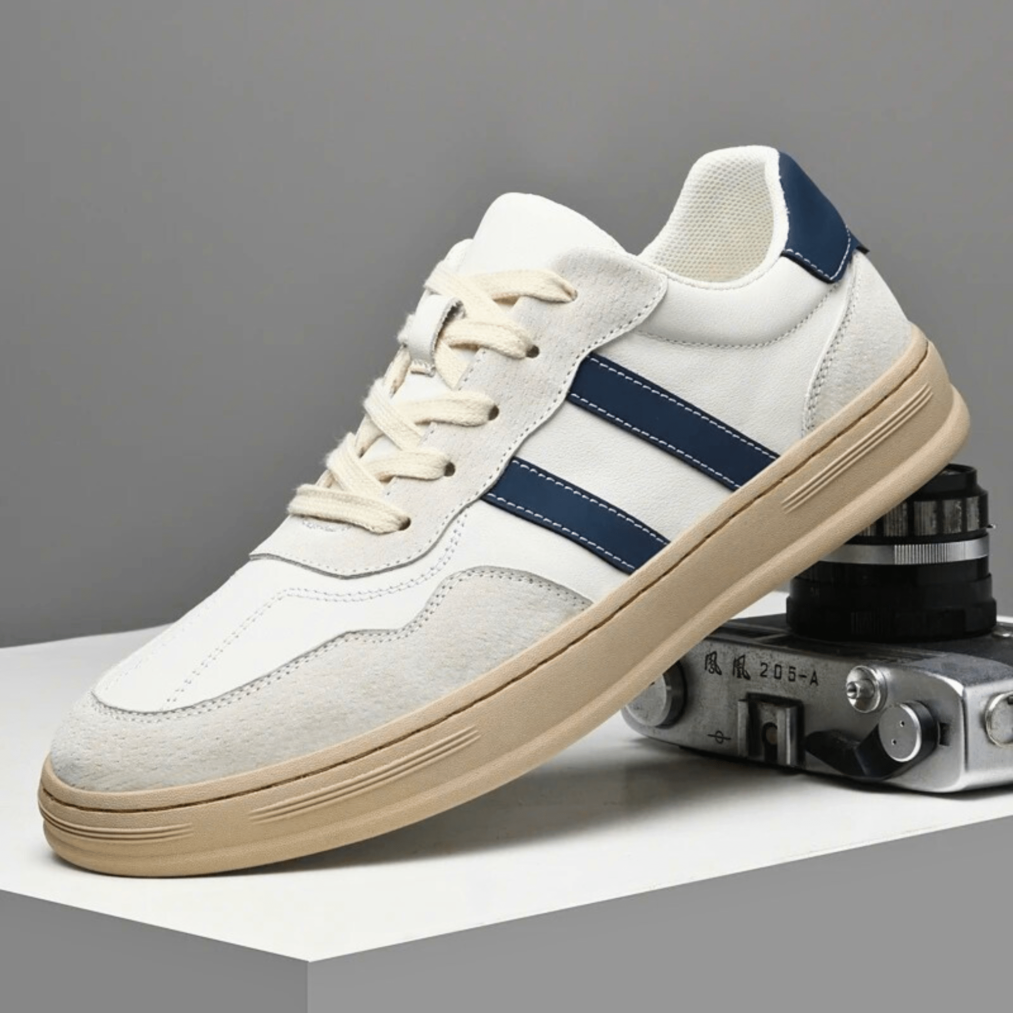 Smart Genuine Leather Sneakers