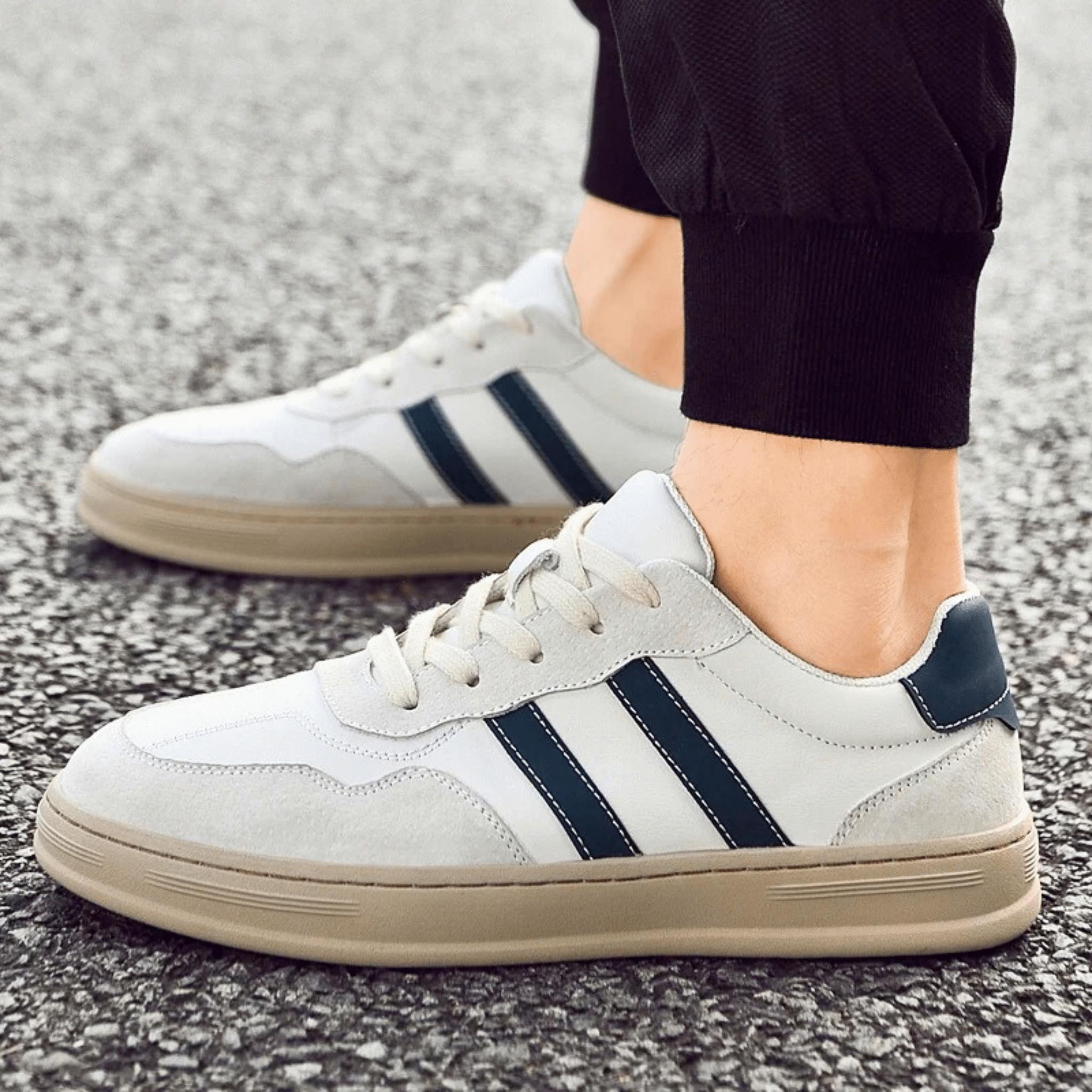 Smart Genuine Leather Sneakers