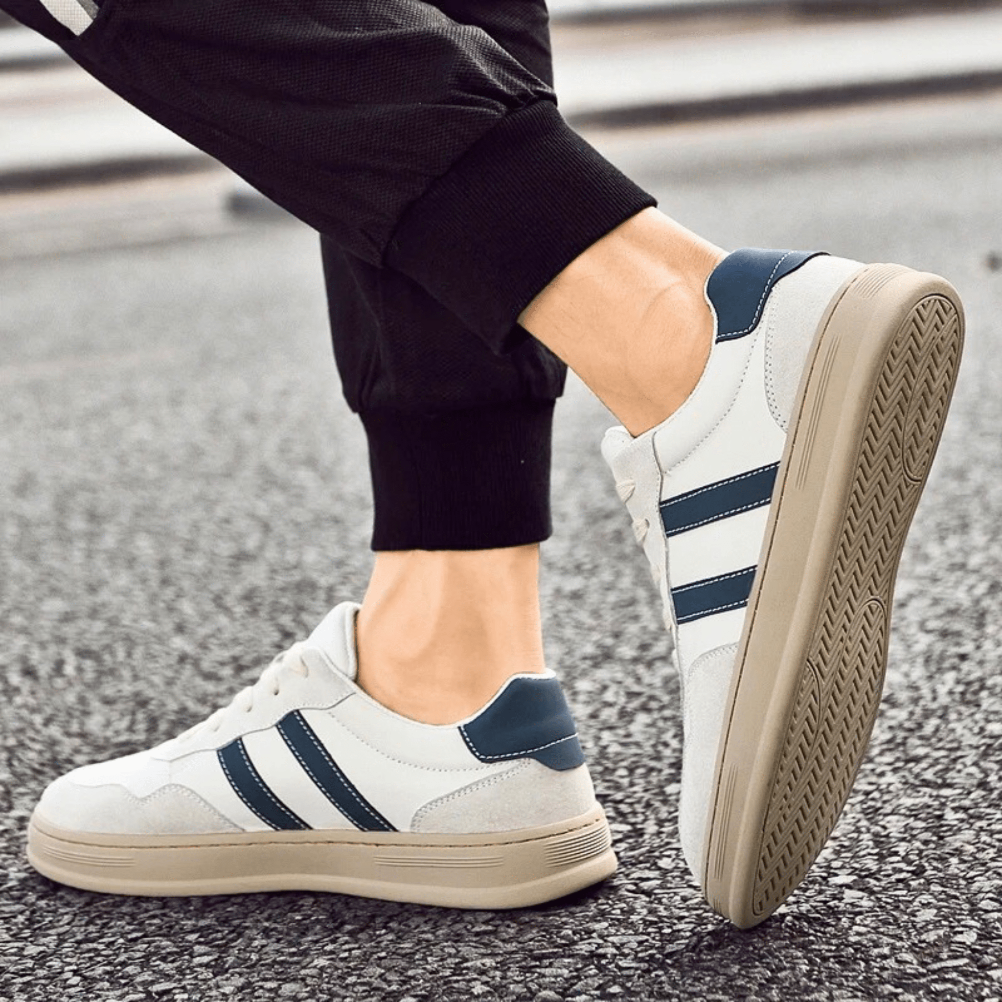 Smart Genuine Leather Sneakers