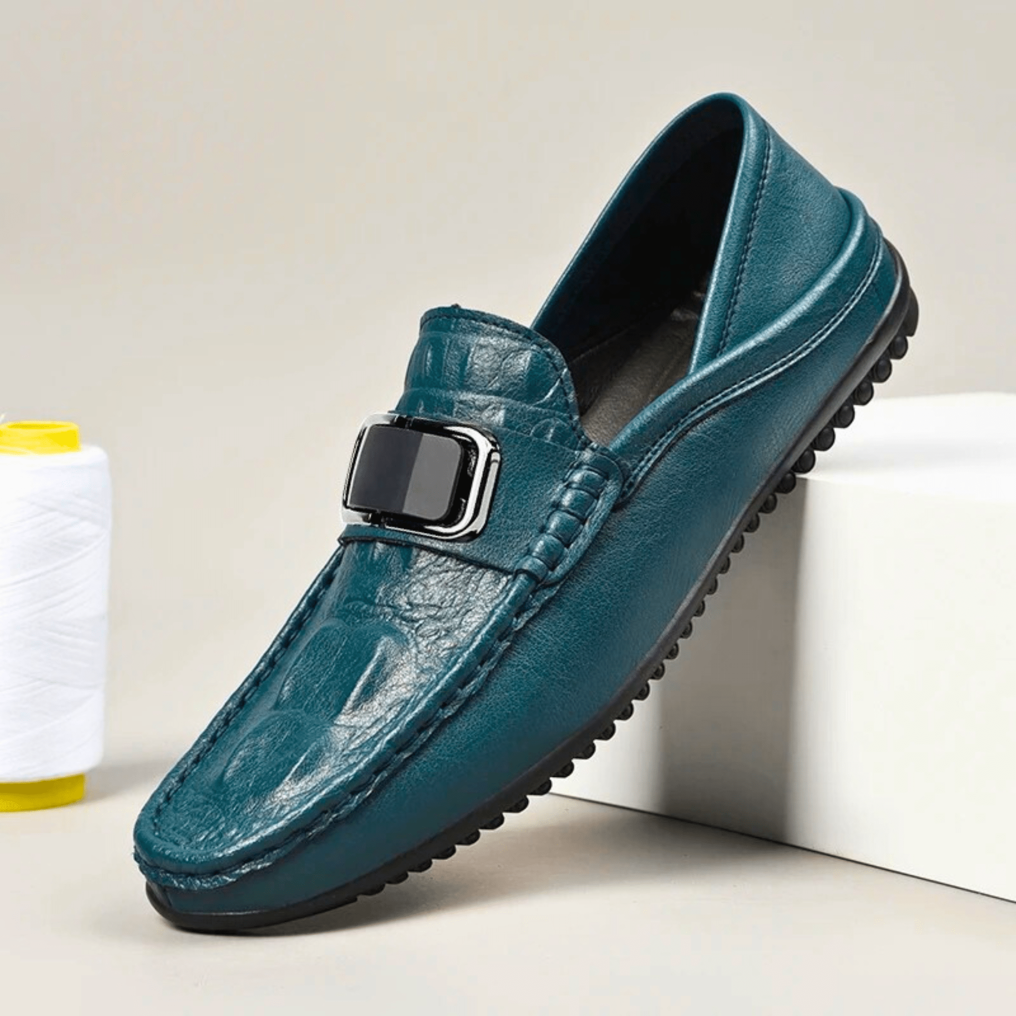 Statement Genuine Leather Loafers