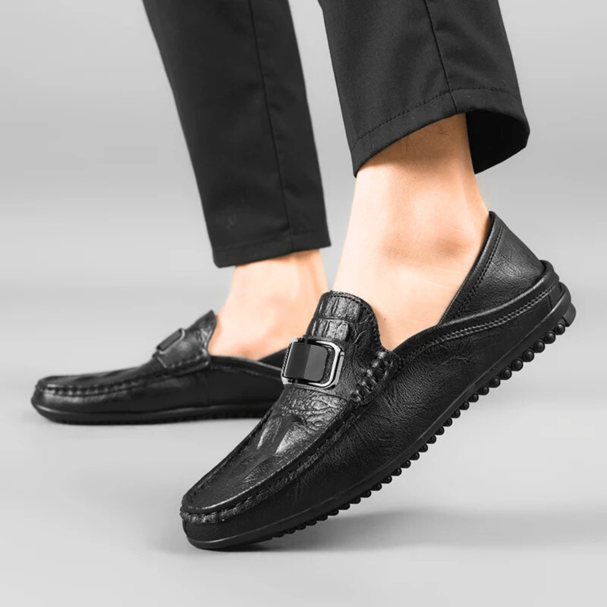 Statement Genuine Leather Loafers