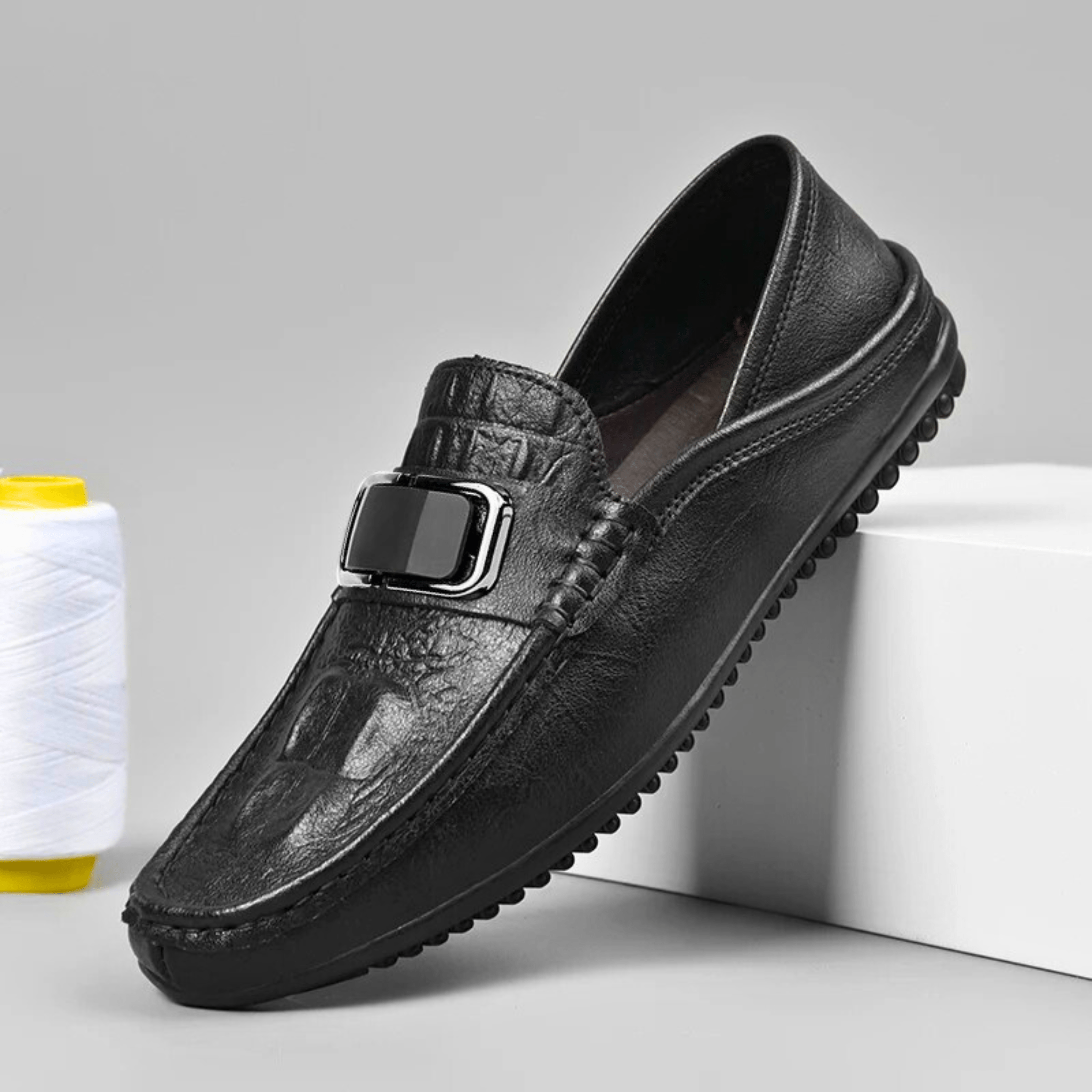 Statement Genuine Leather Loafers