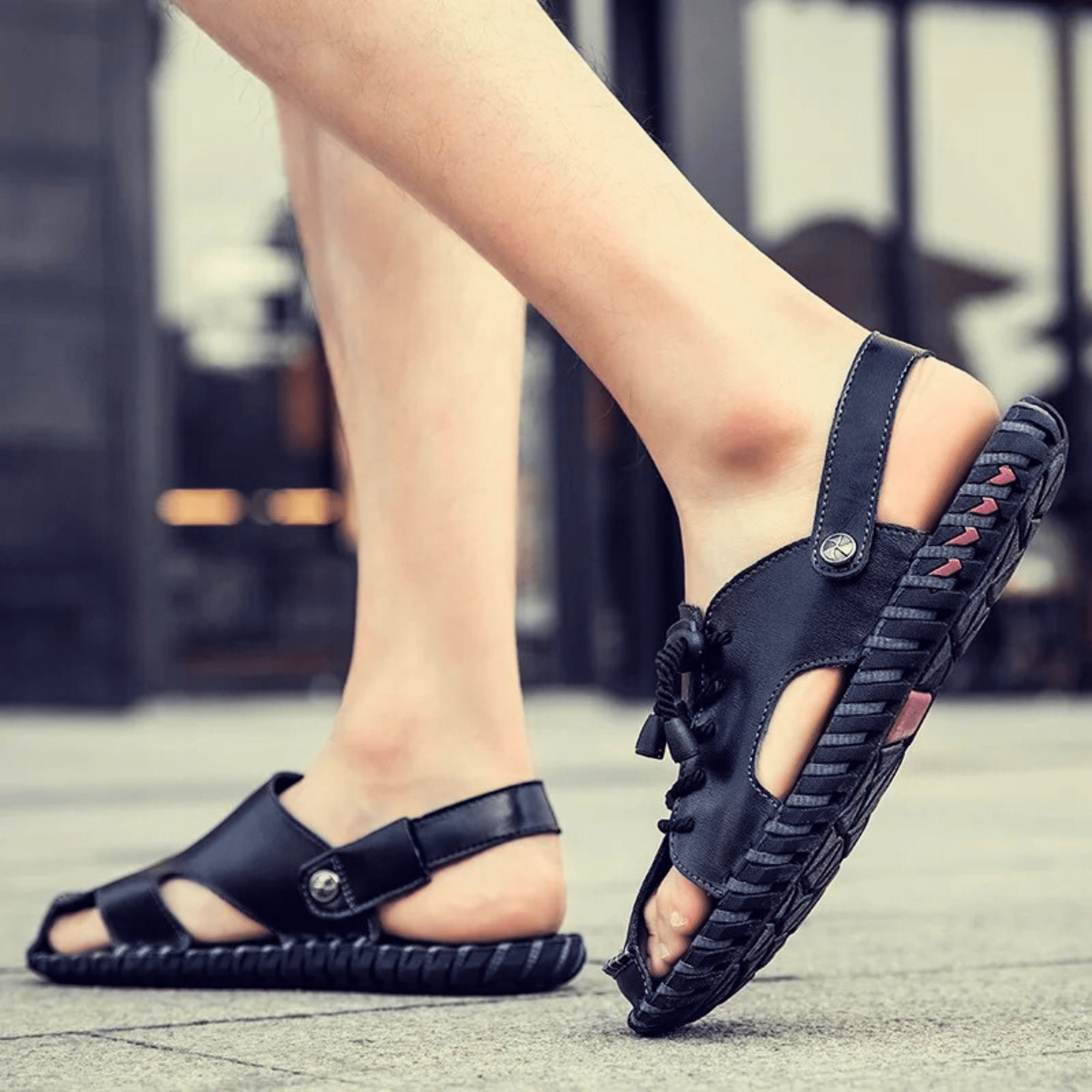 Strado Leather Sandals