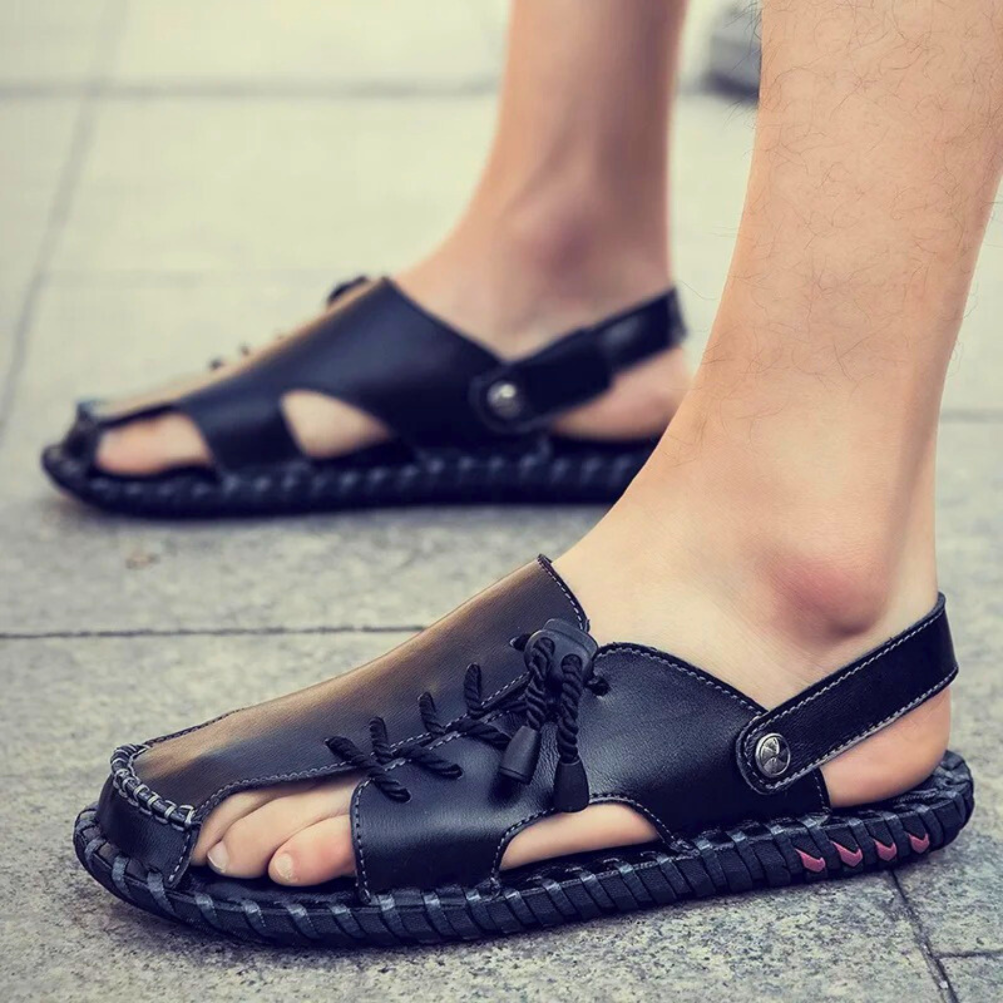Strado Leather Sandals