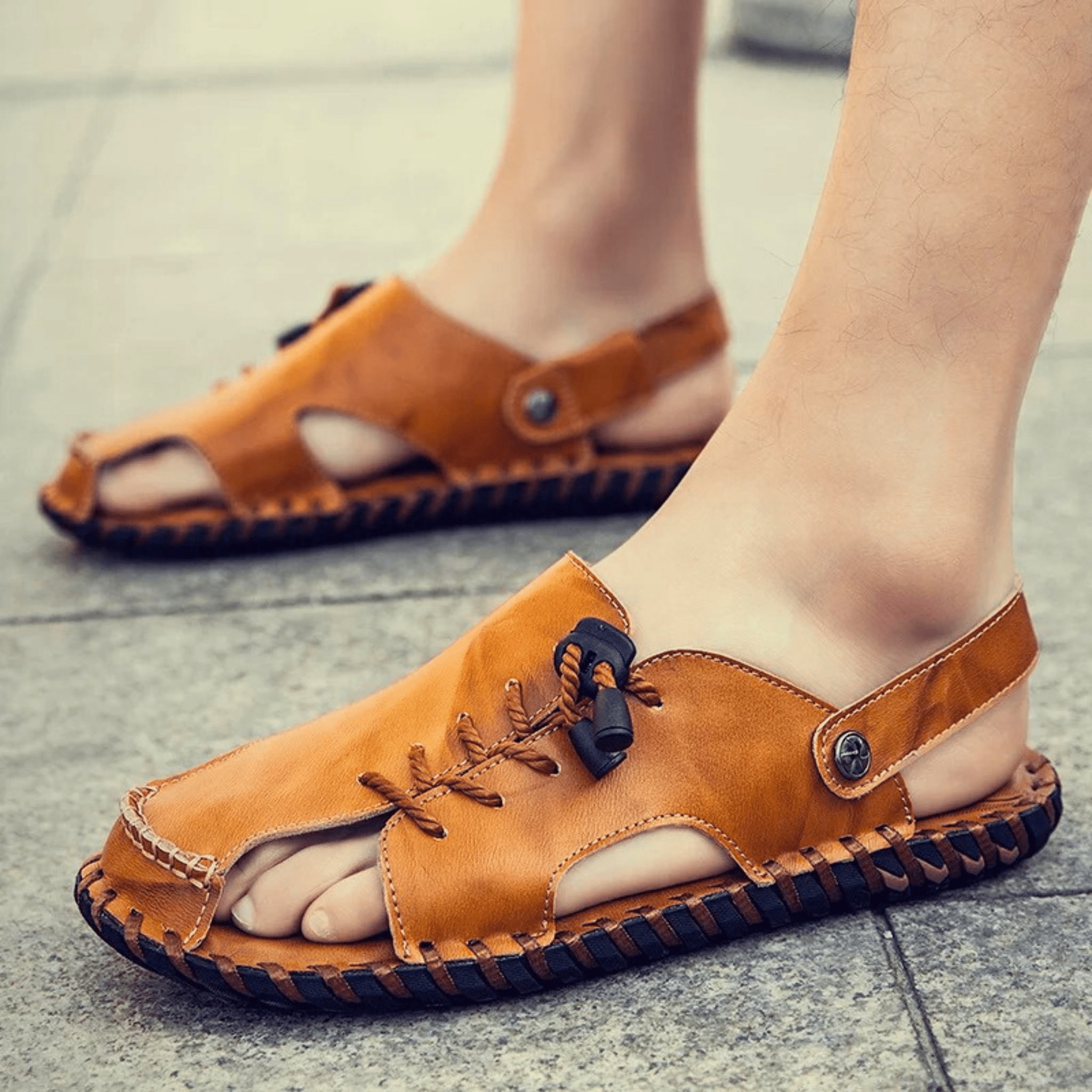 Strado Leather Sandals