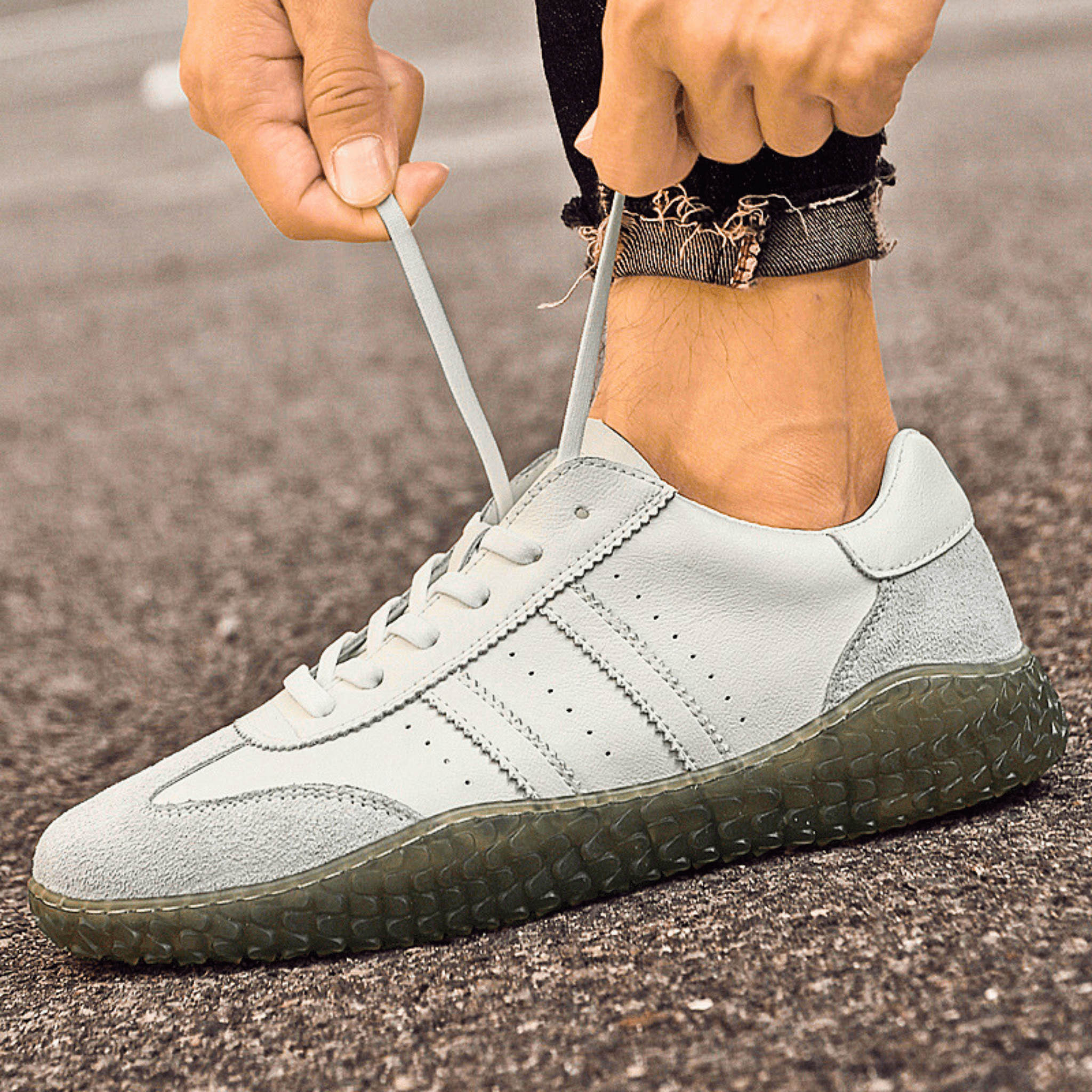 Stride Genuine Leather Trainers