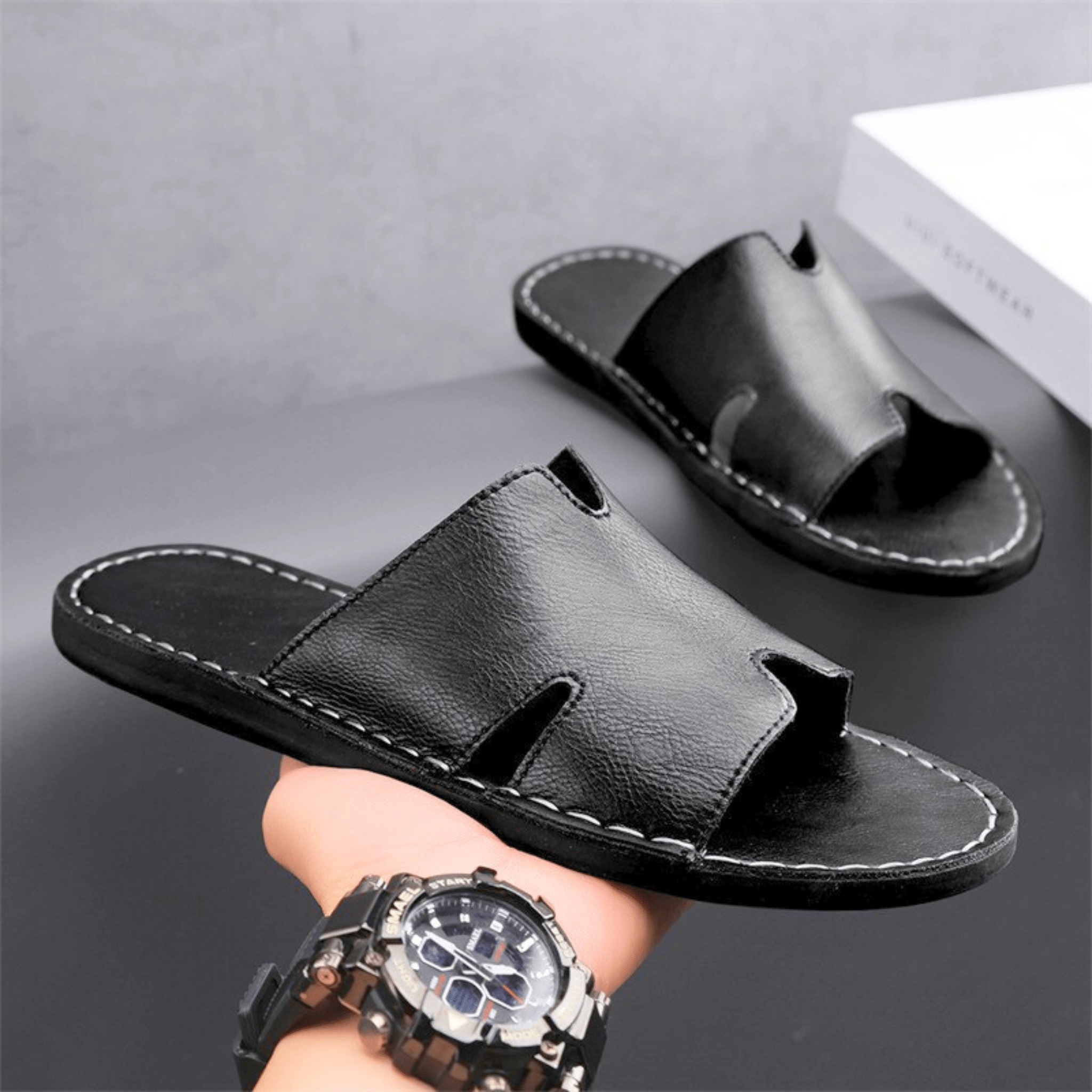 Vintage Genuine Leather Sandals