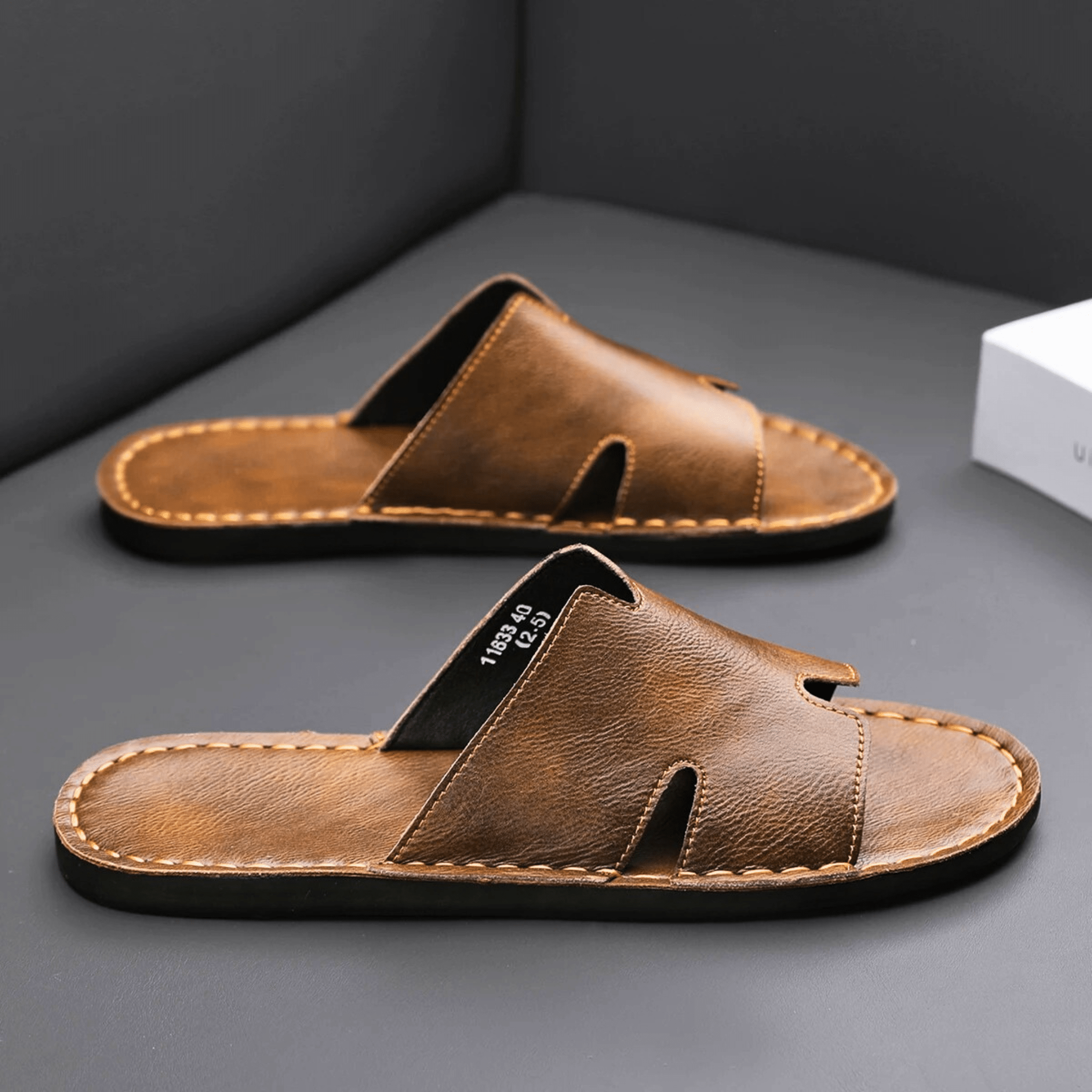 Vintage Genuine Leather Sandals