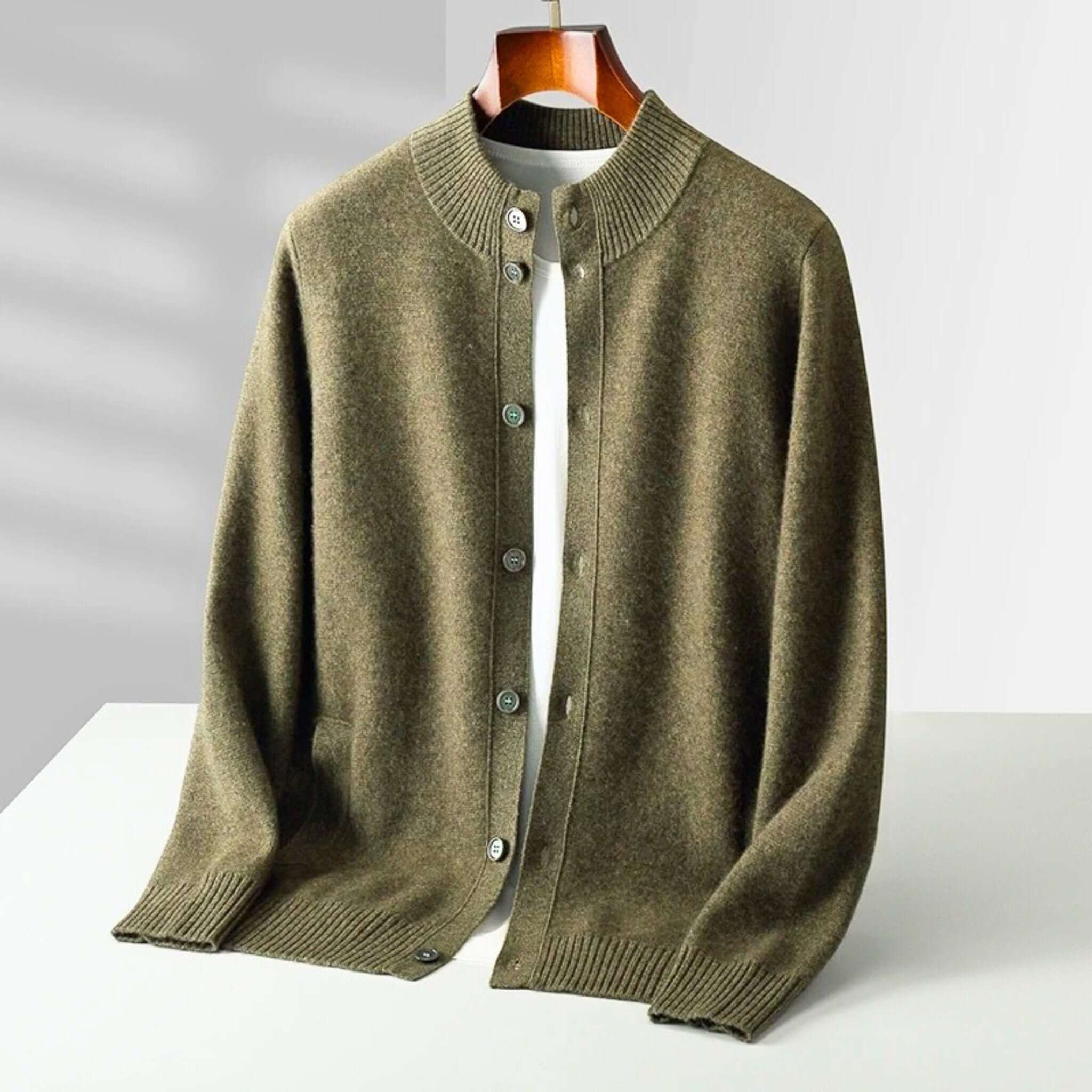 Eterna Merino Wool Cardigan