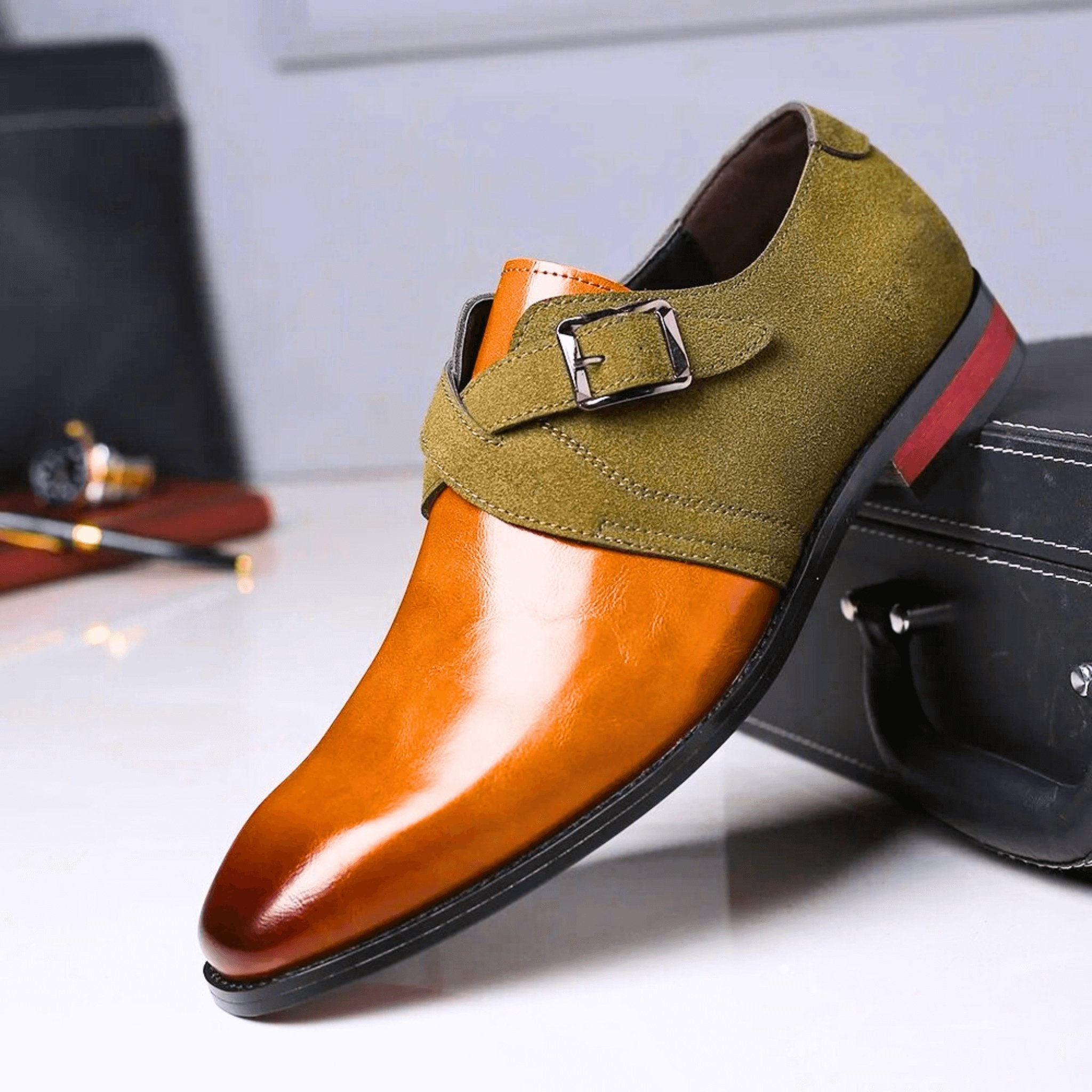Suede Leather Dress Shoe