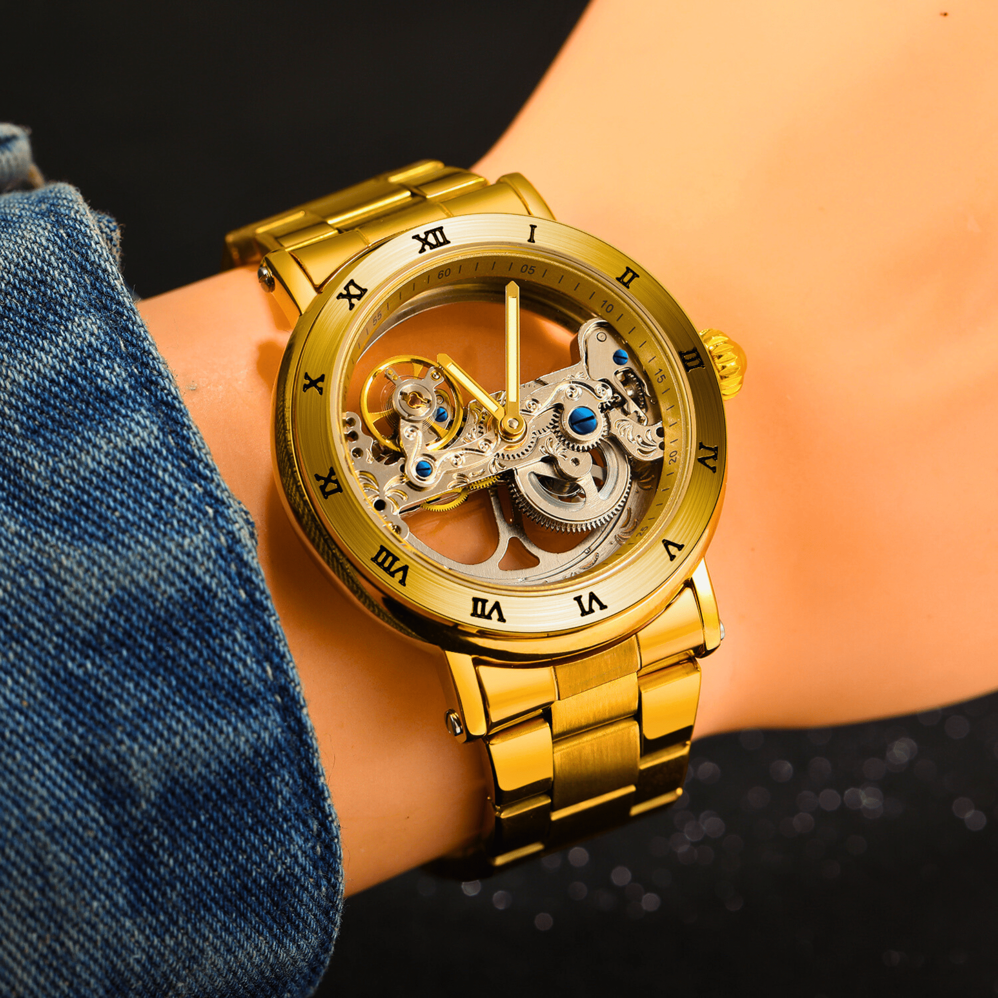 Titanium Skeleton Tourbillon Watch