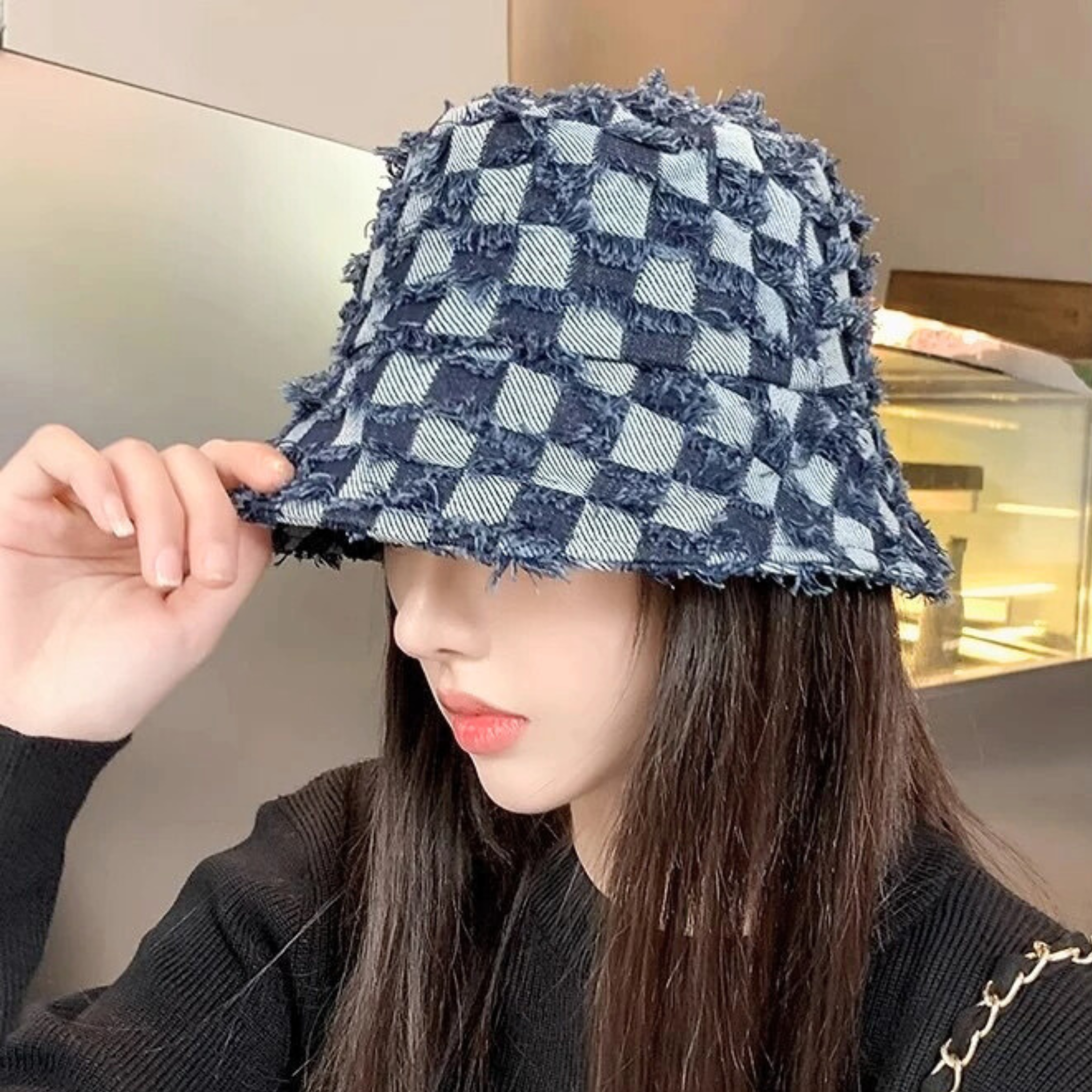 BlueWave Denim Bucket Hat