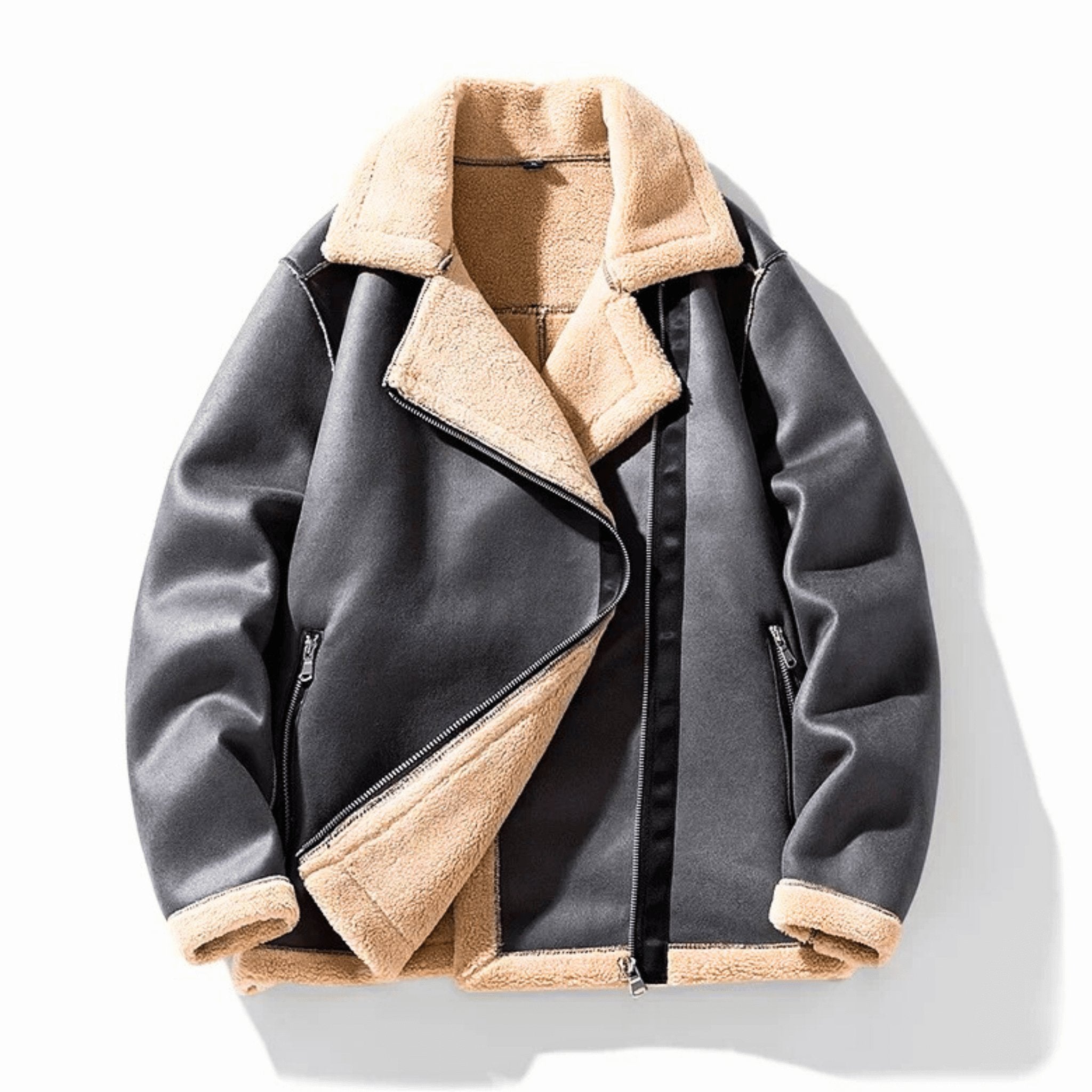 Arctic Suede Leather Jacket