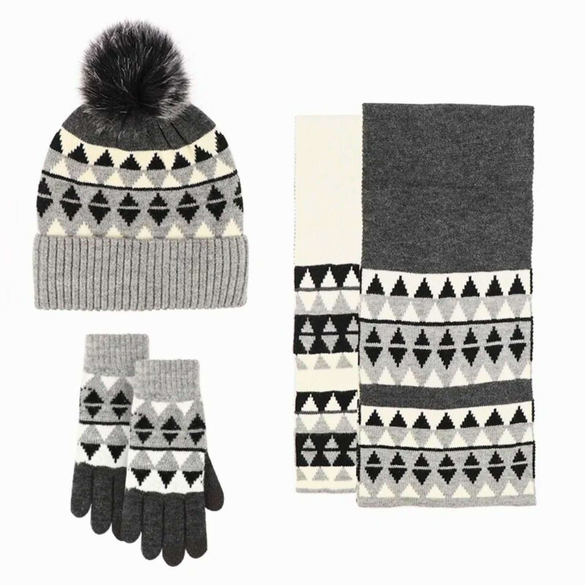 Cashmere 3-Piece Winter Set