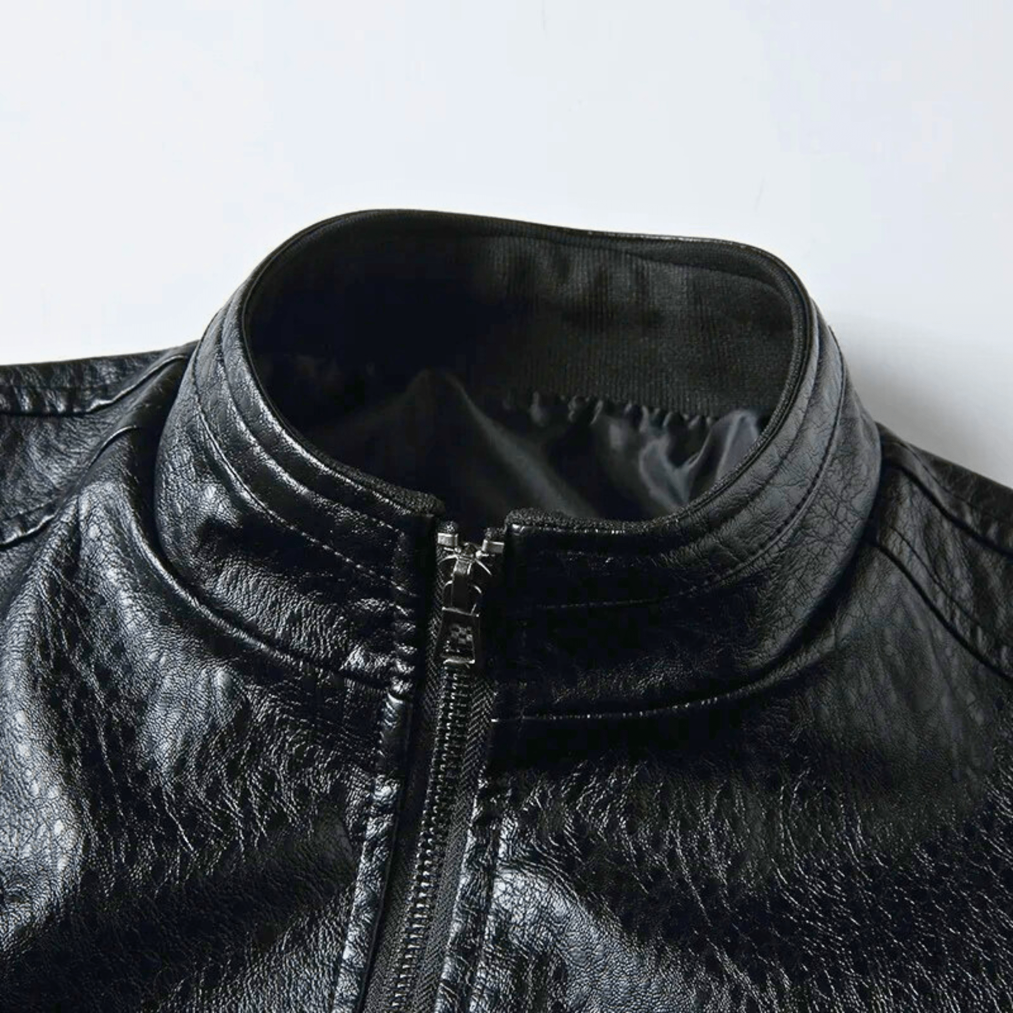 Cobalt Leather Jacket