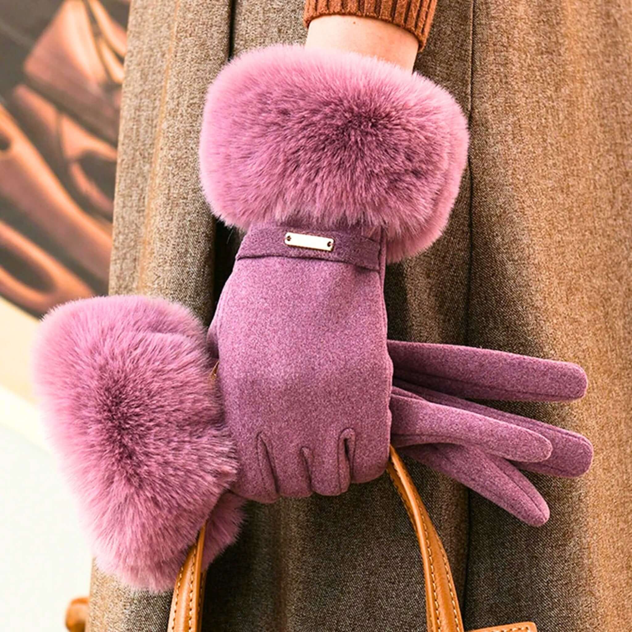 CozyFur Touch Gloves