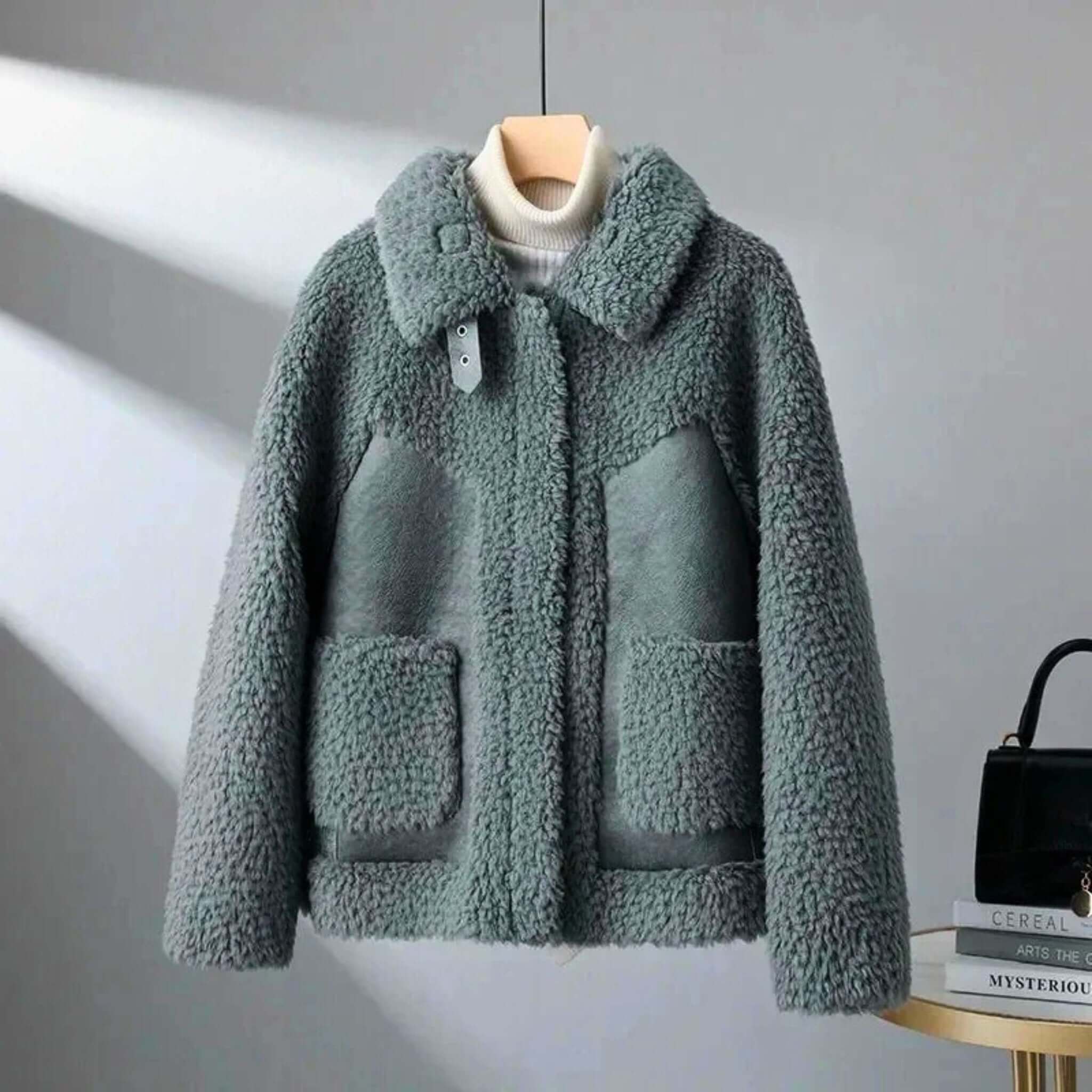 Lambswool Bomber Jacket