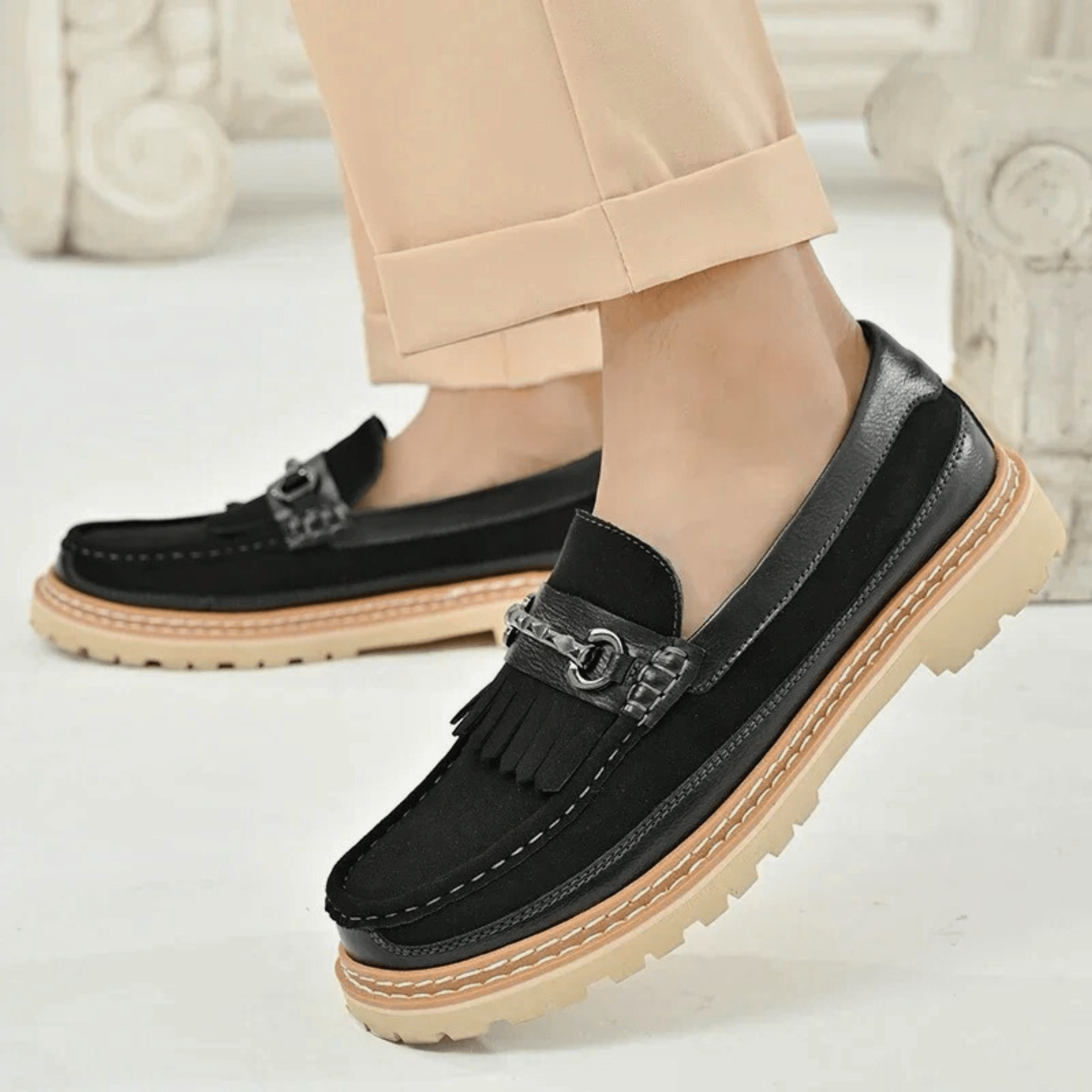 Ariston Tassel Leather Loafer