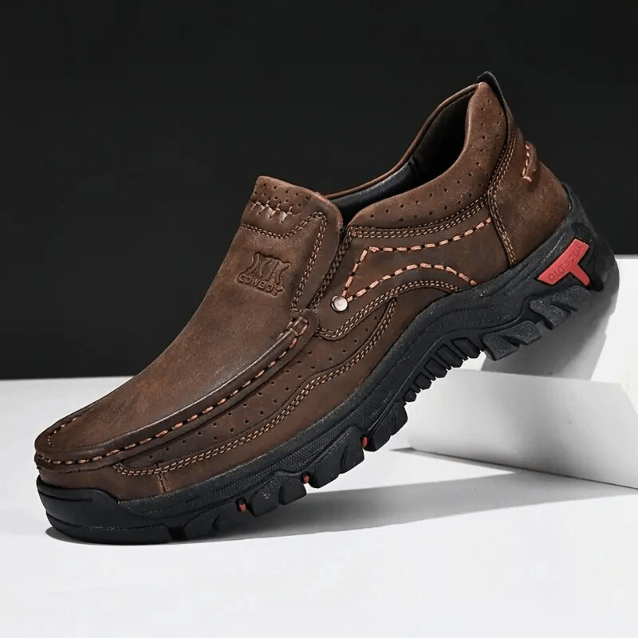 UrbanEase Leather Slip-On