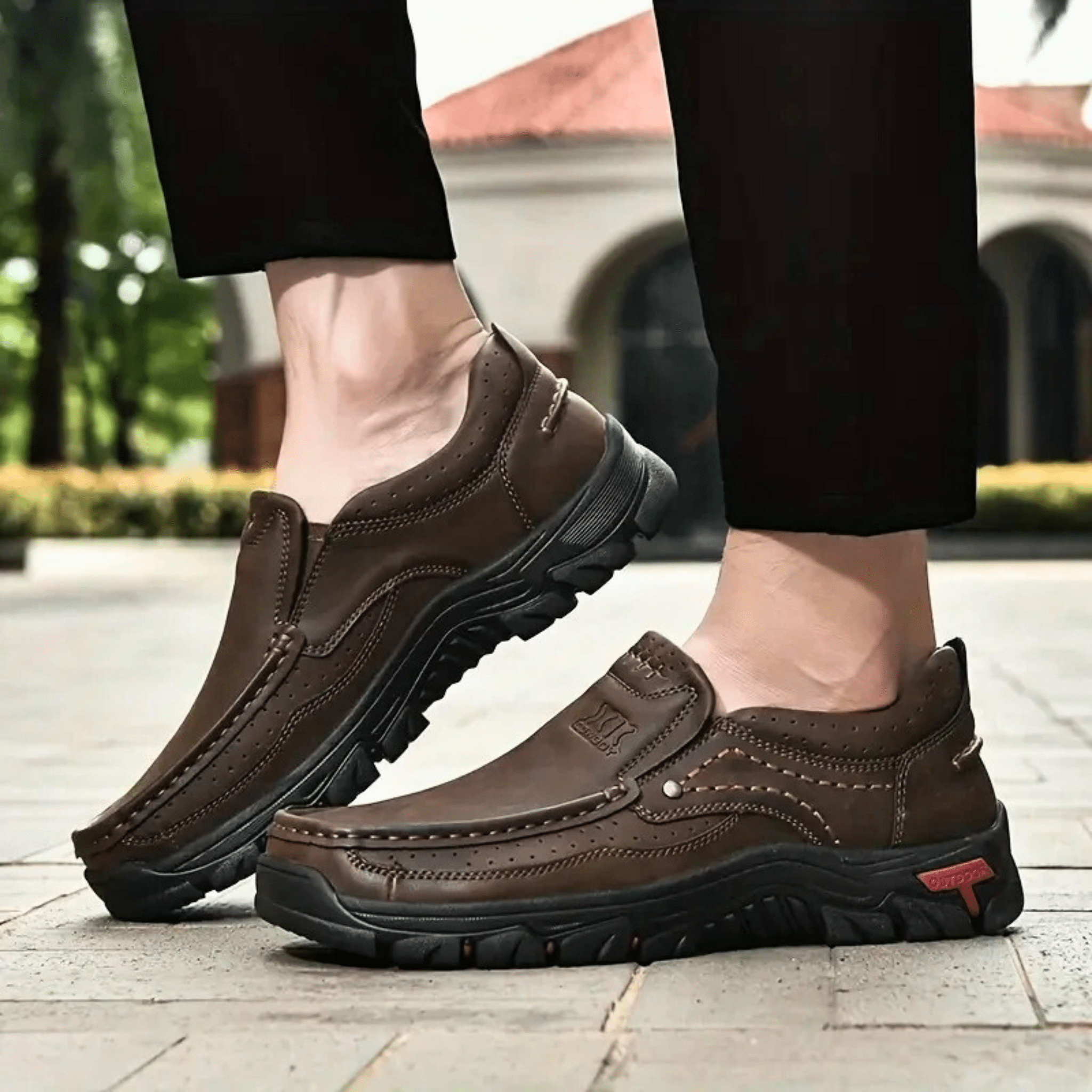 UrbanEase Leather Slip-On