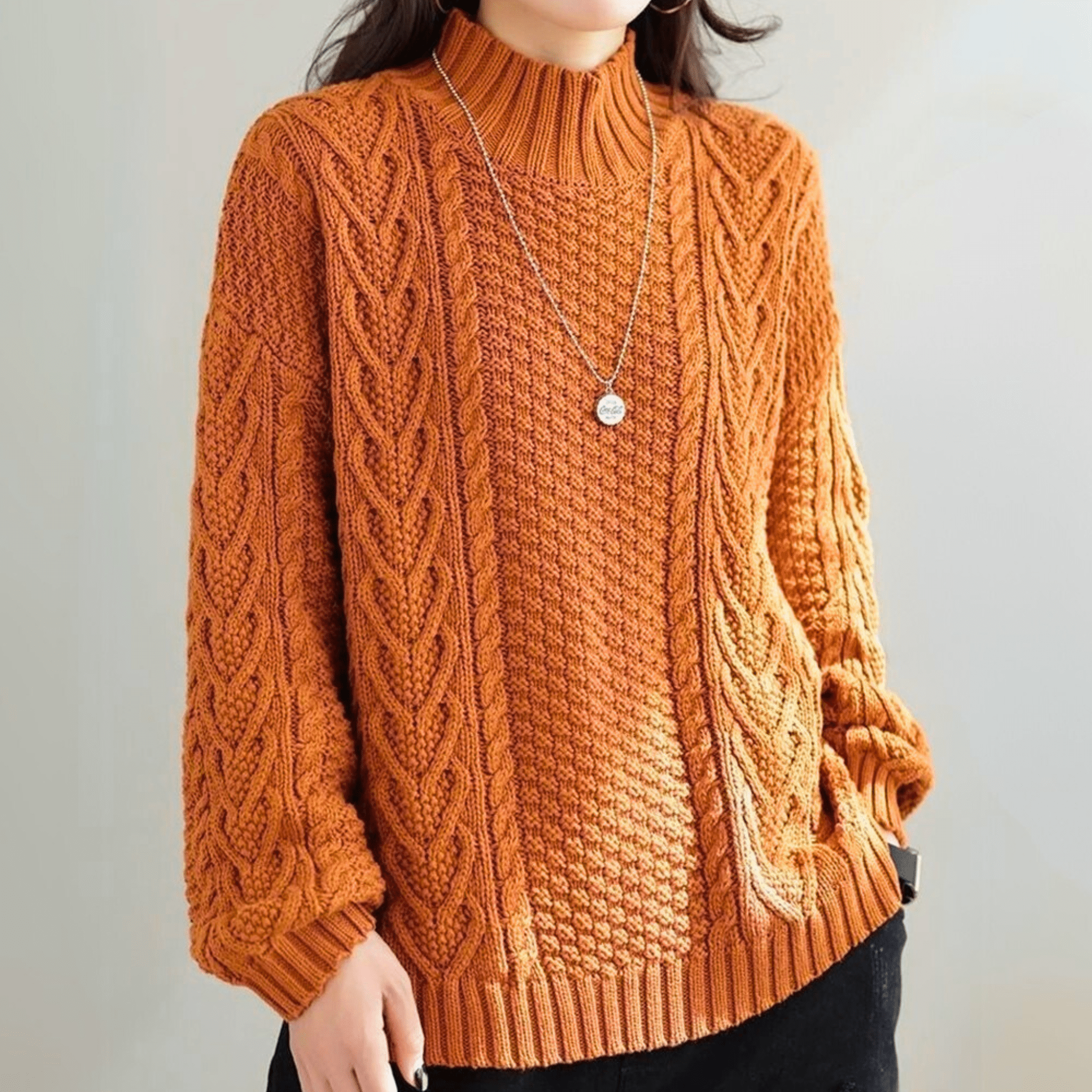 Veloura Turtleneck Pullover