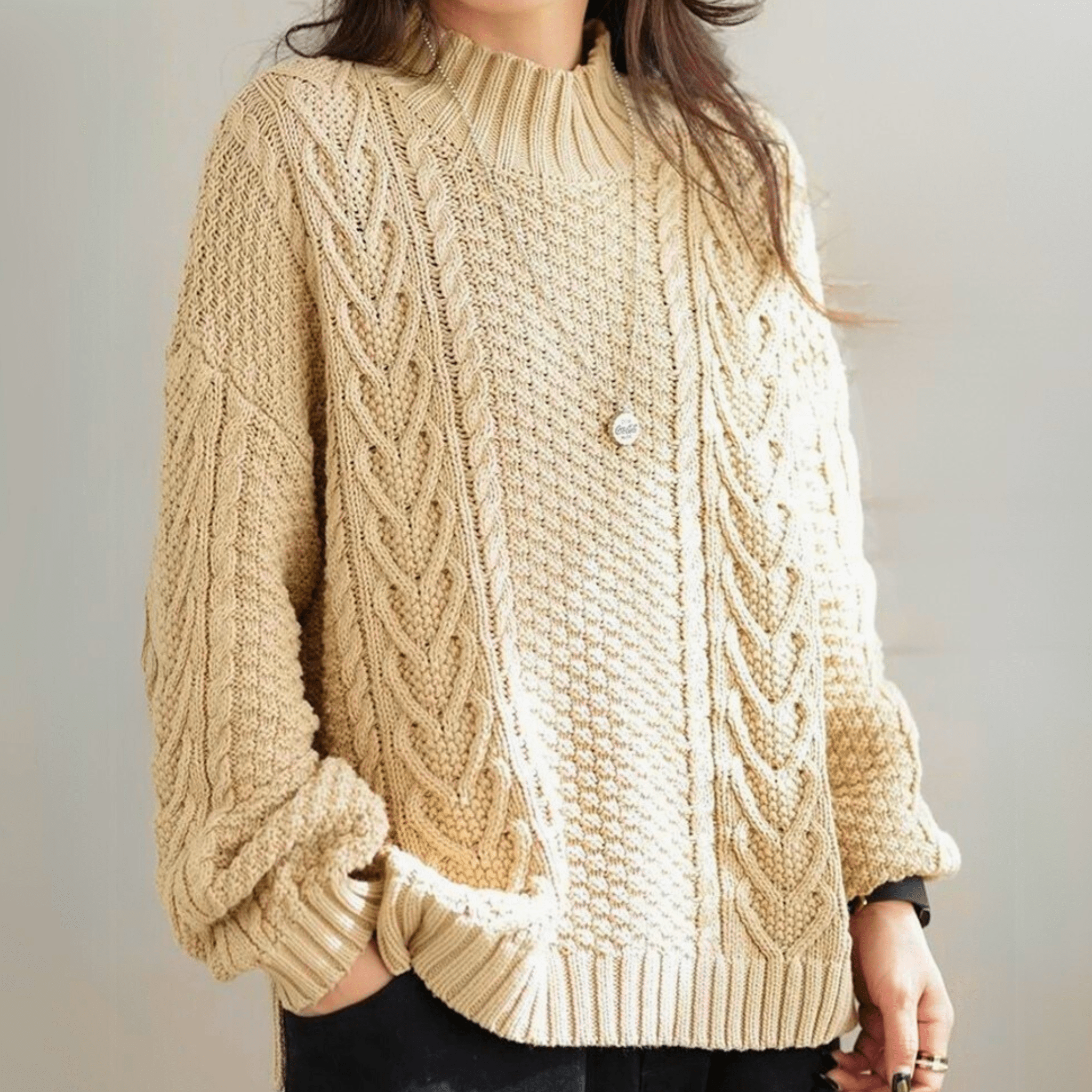 Veloura Turtleneck Pullover