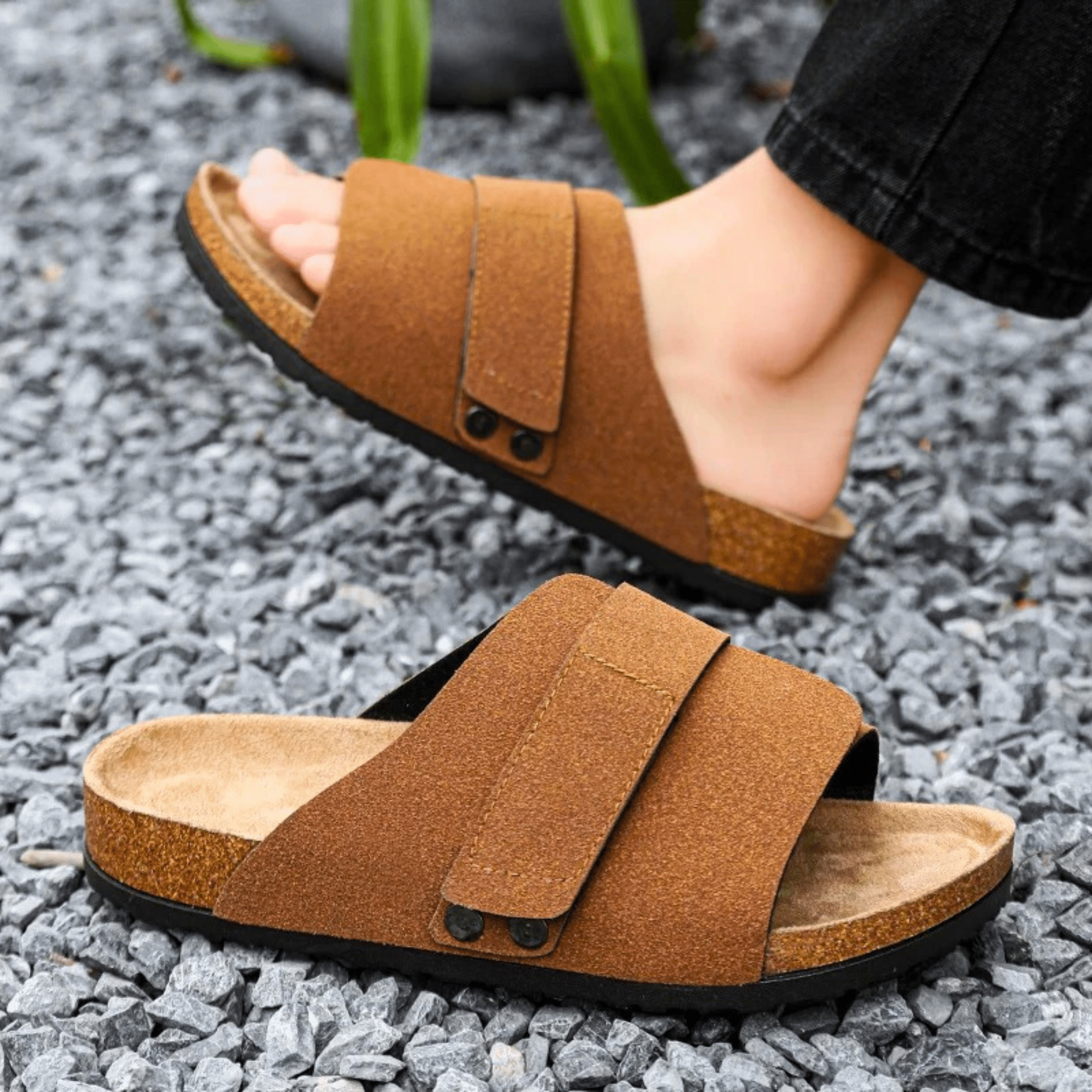 Argento Suede Sandals