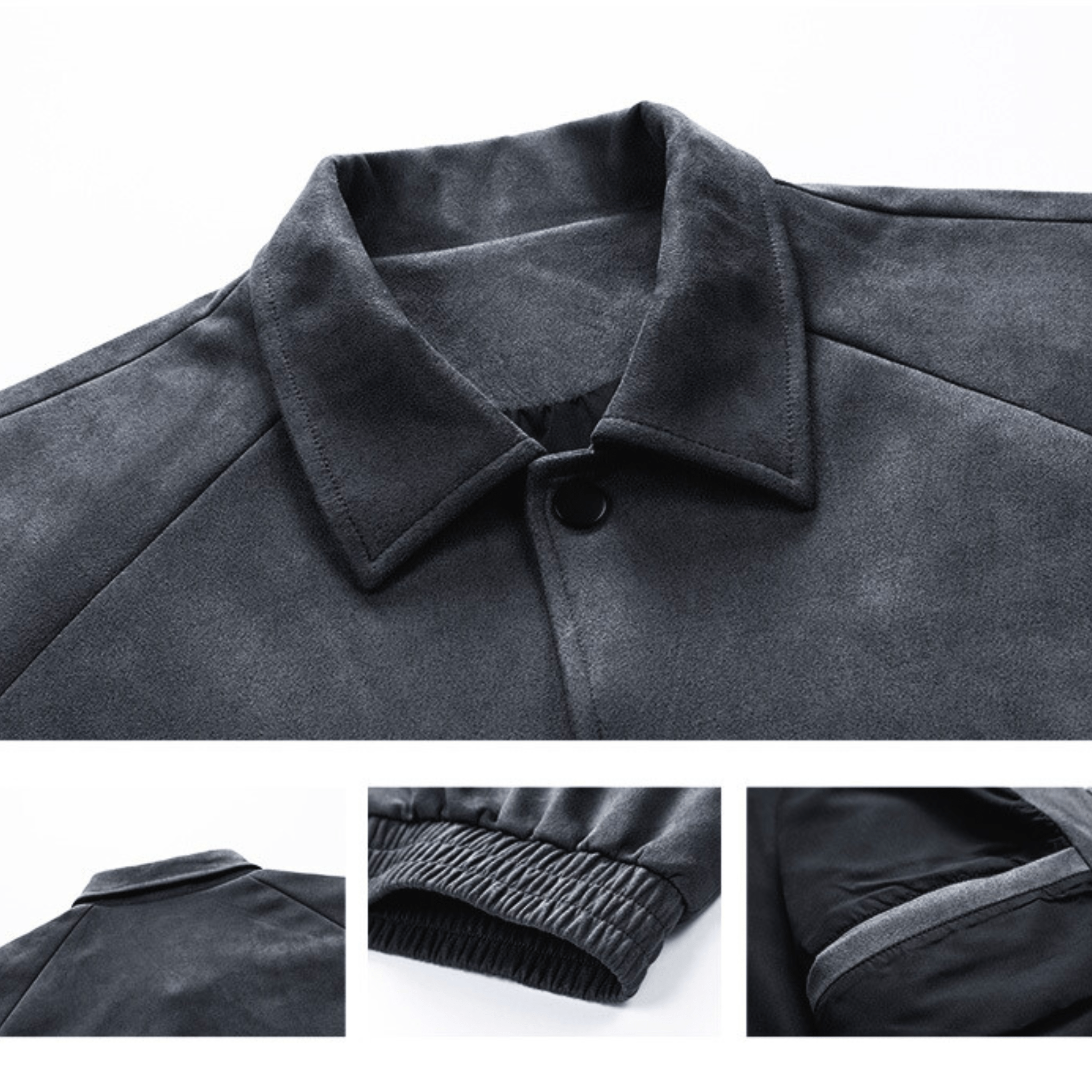 Aurelian Suede Bomber