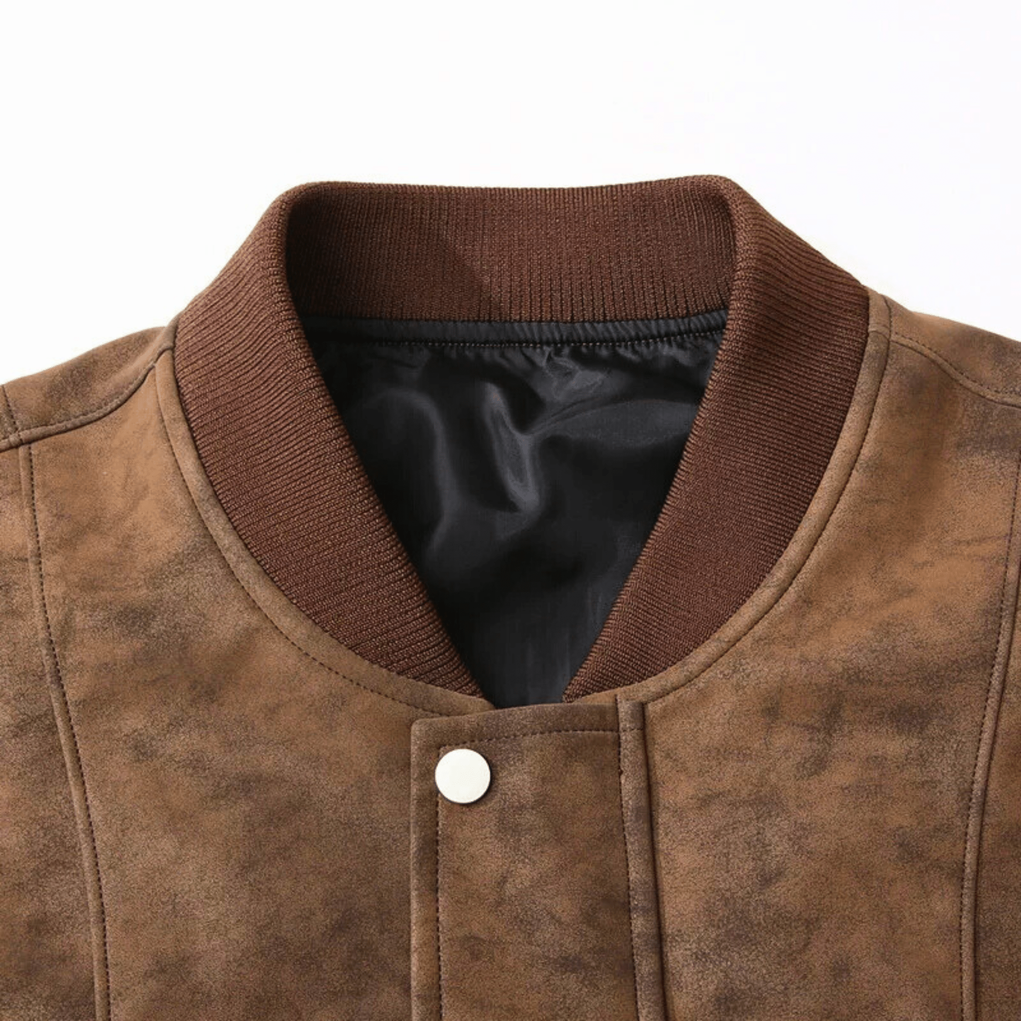 Baseball Suede Leather Jacket