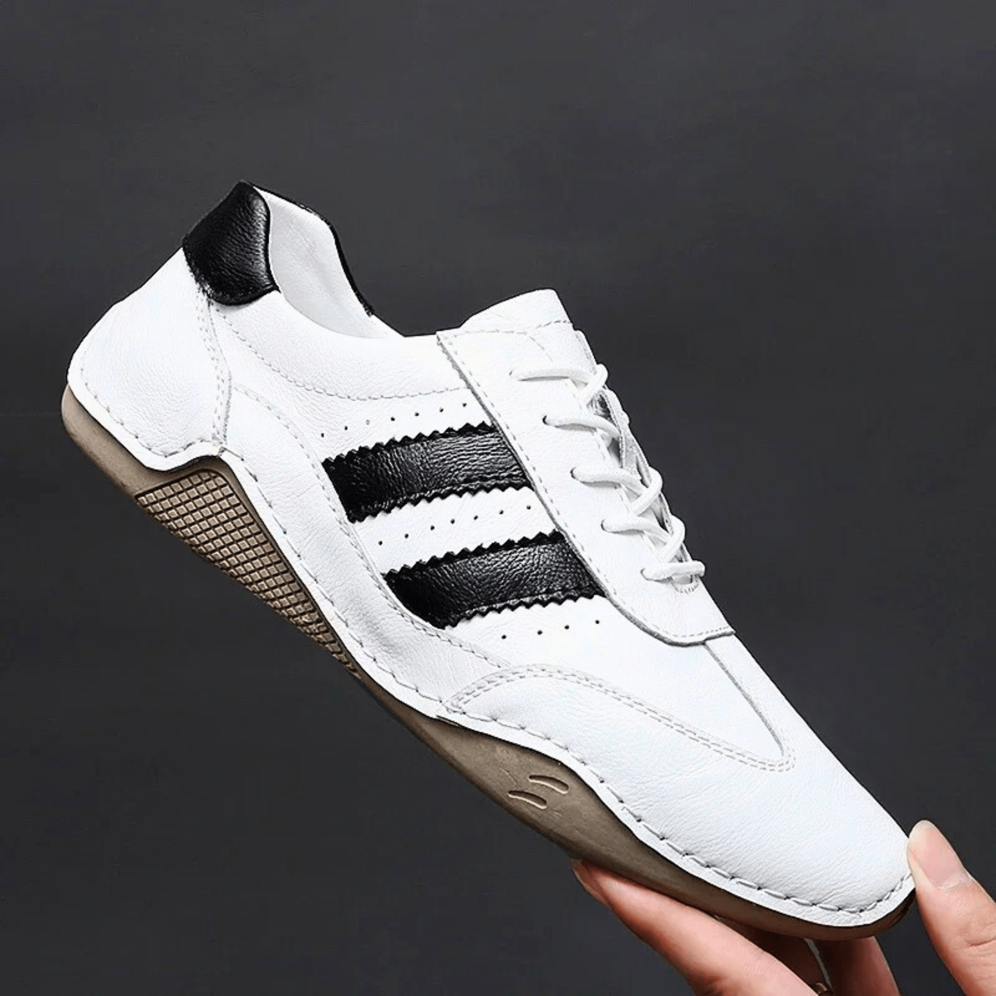 Breathable Leather Sneakers