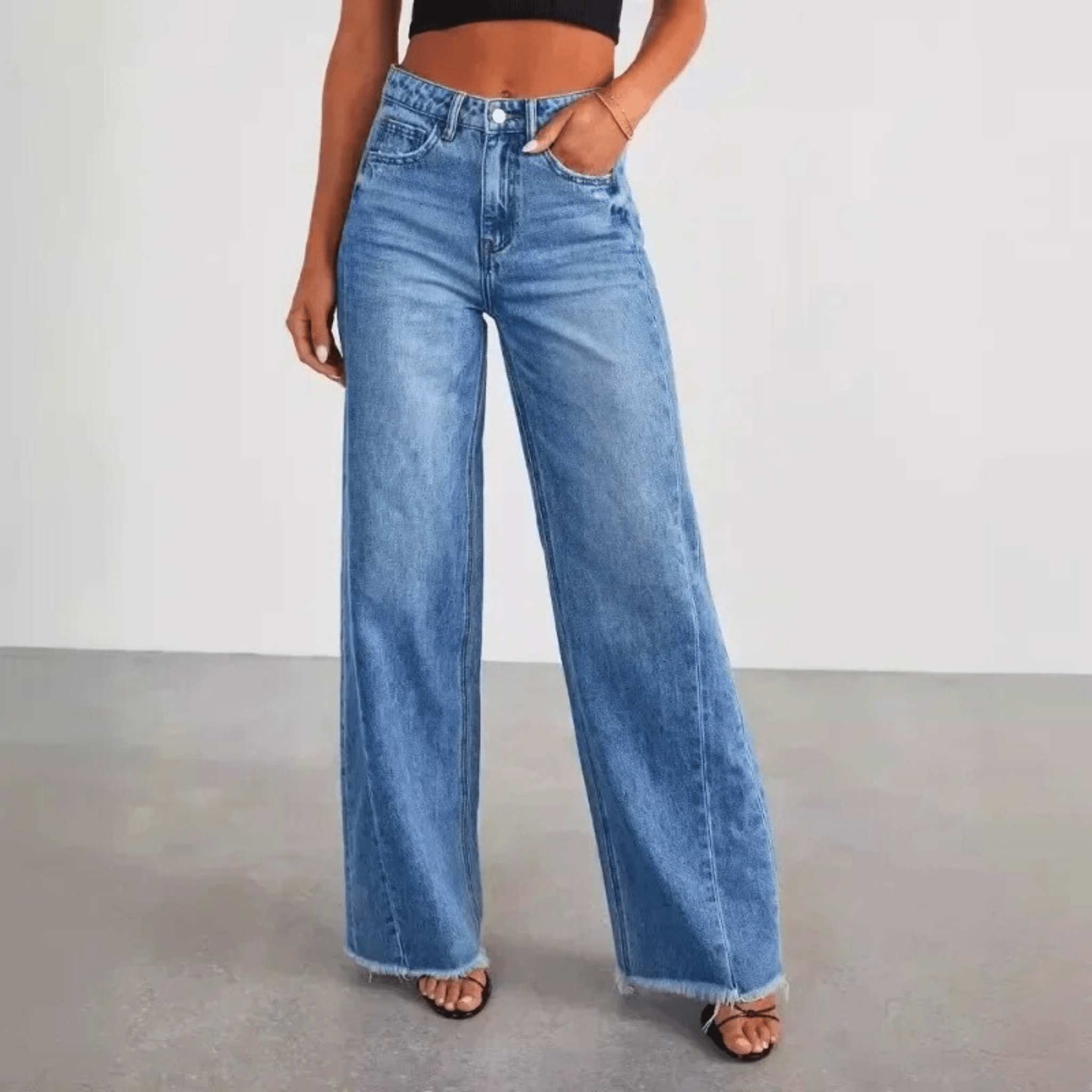 Breezy Wide-Leg Jeans