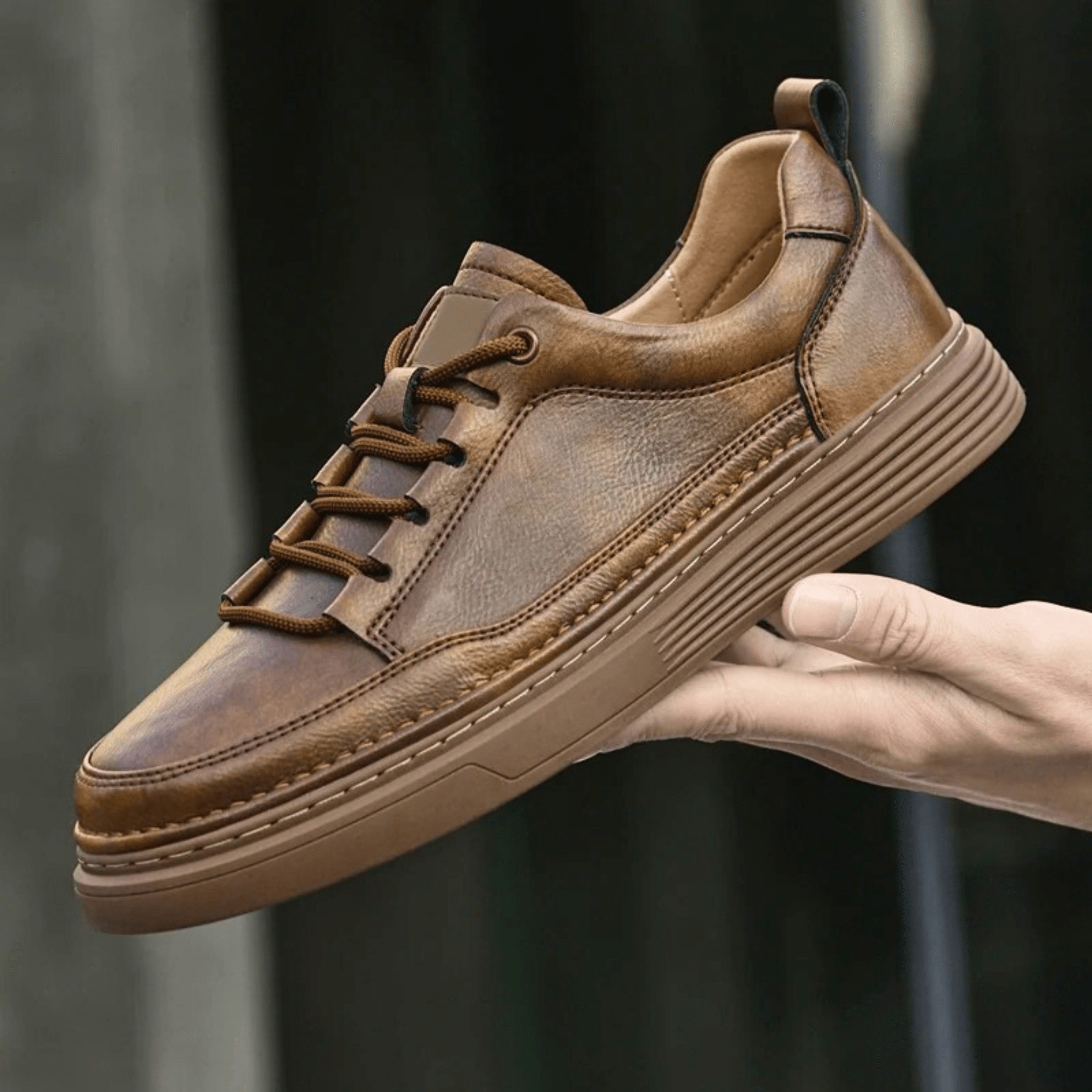 Classic Genuine Leather Sneakers