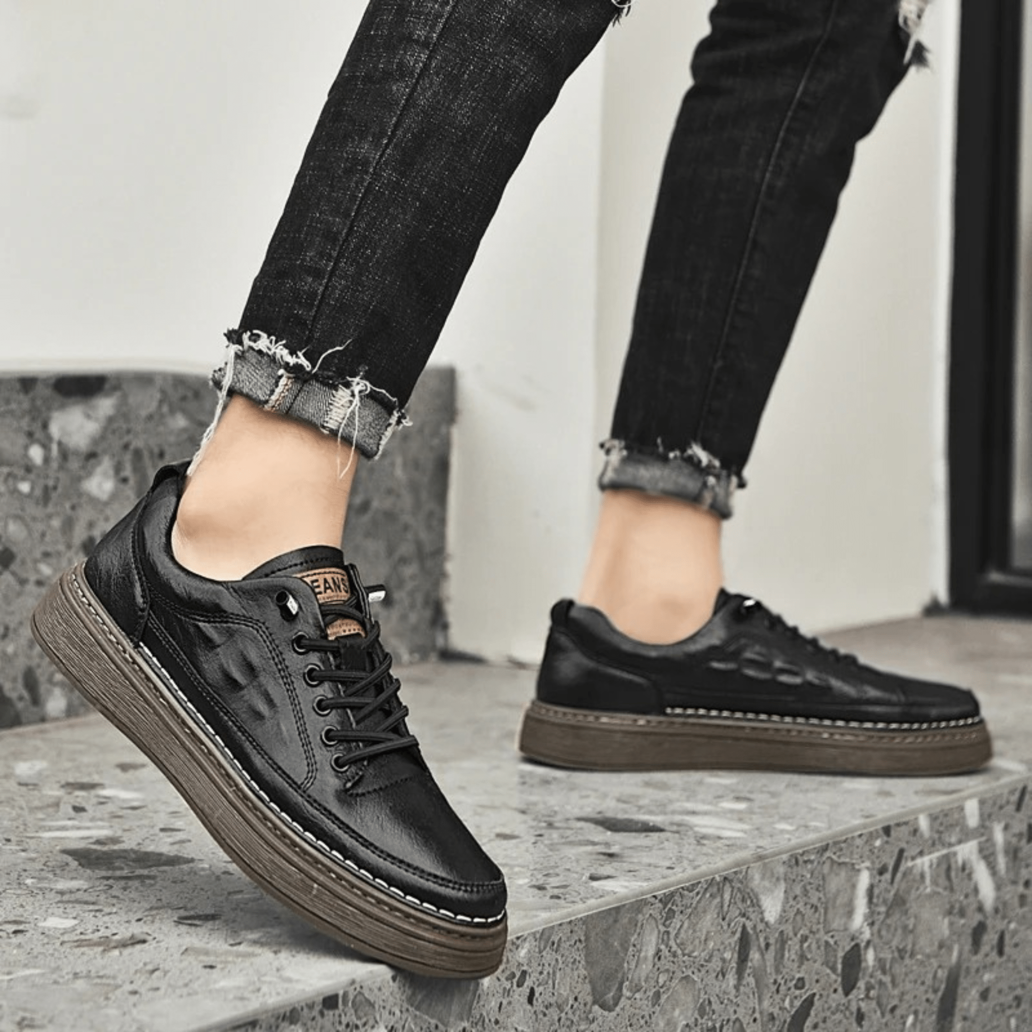 Crocodile Genuine Leather Sneakers