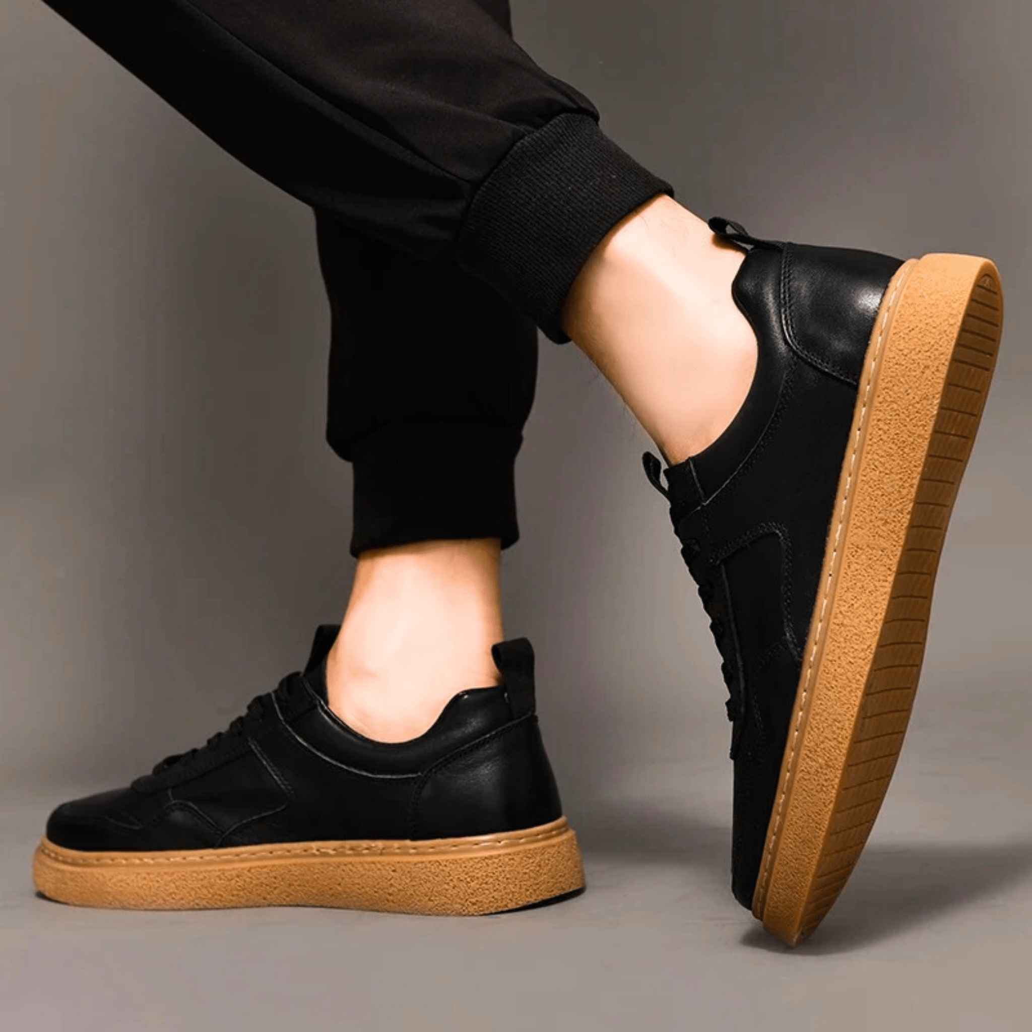 Designer Genuine Leather Sneakers
