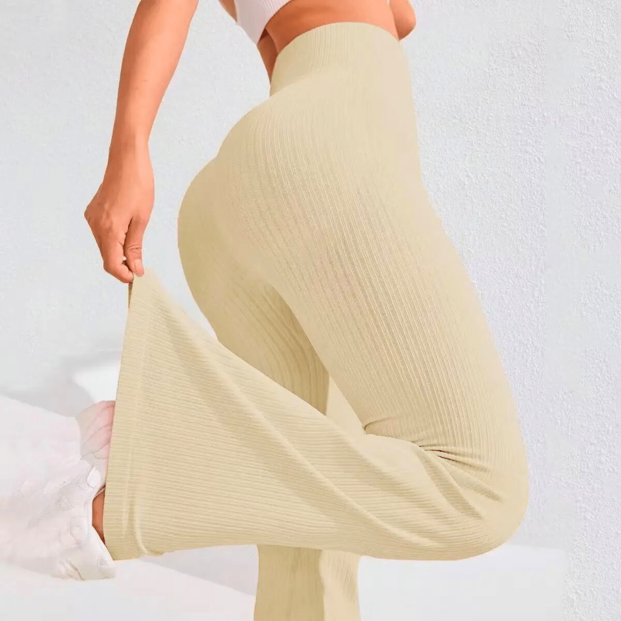 High-Waist Flared Yoga Pants