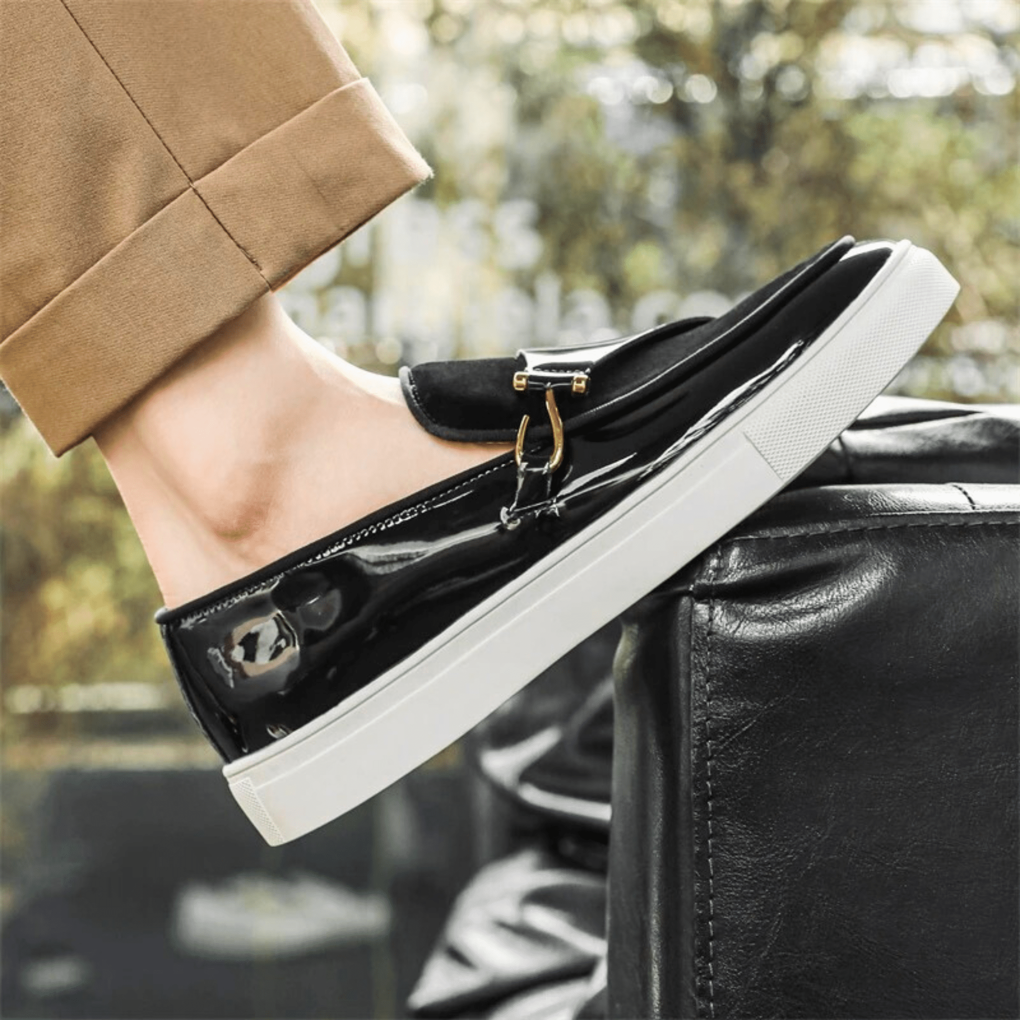 Hook Leather Loafers