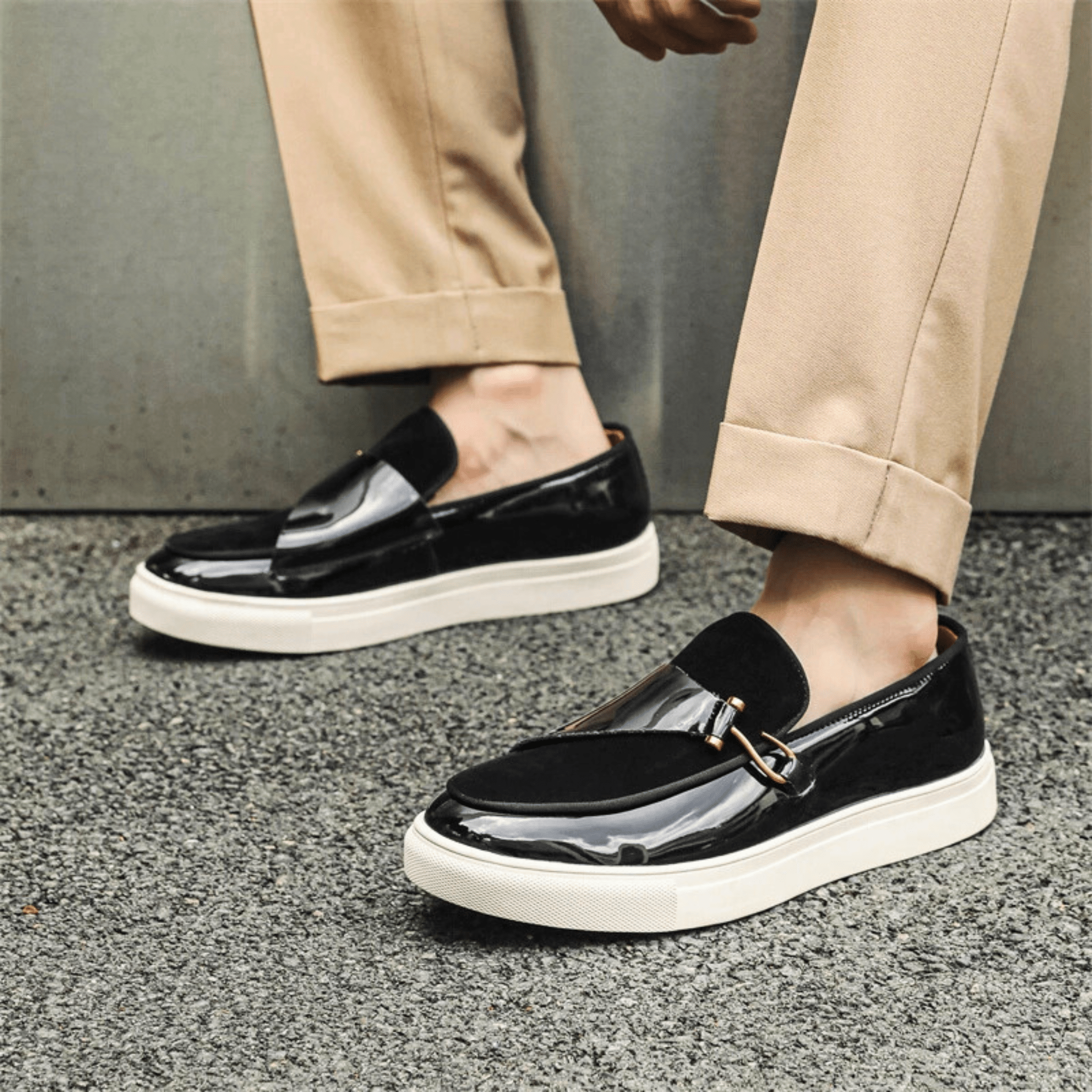 Hook Leather Loafers