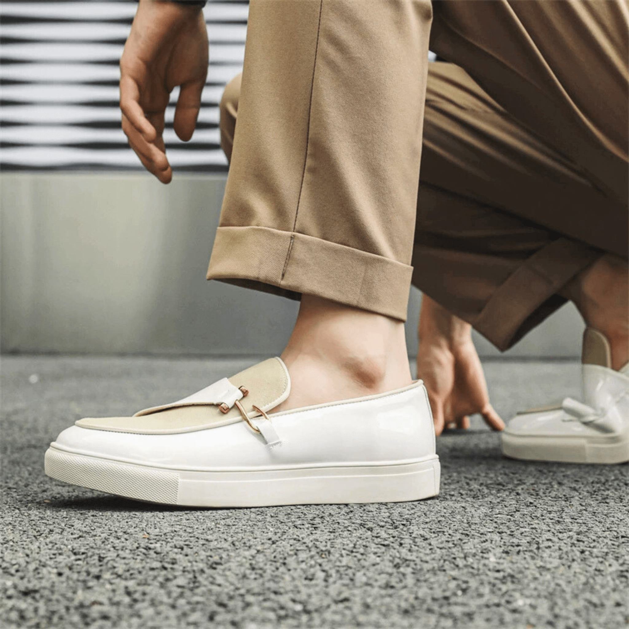 Hook Leather Loafers