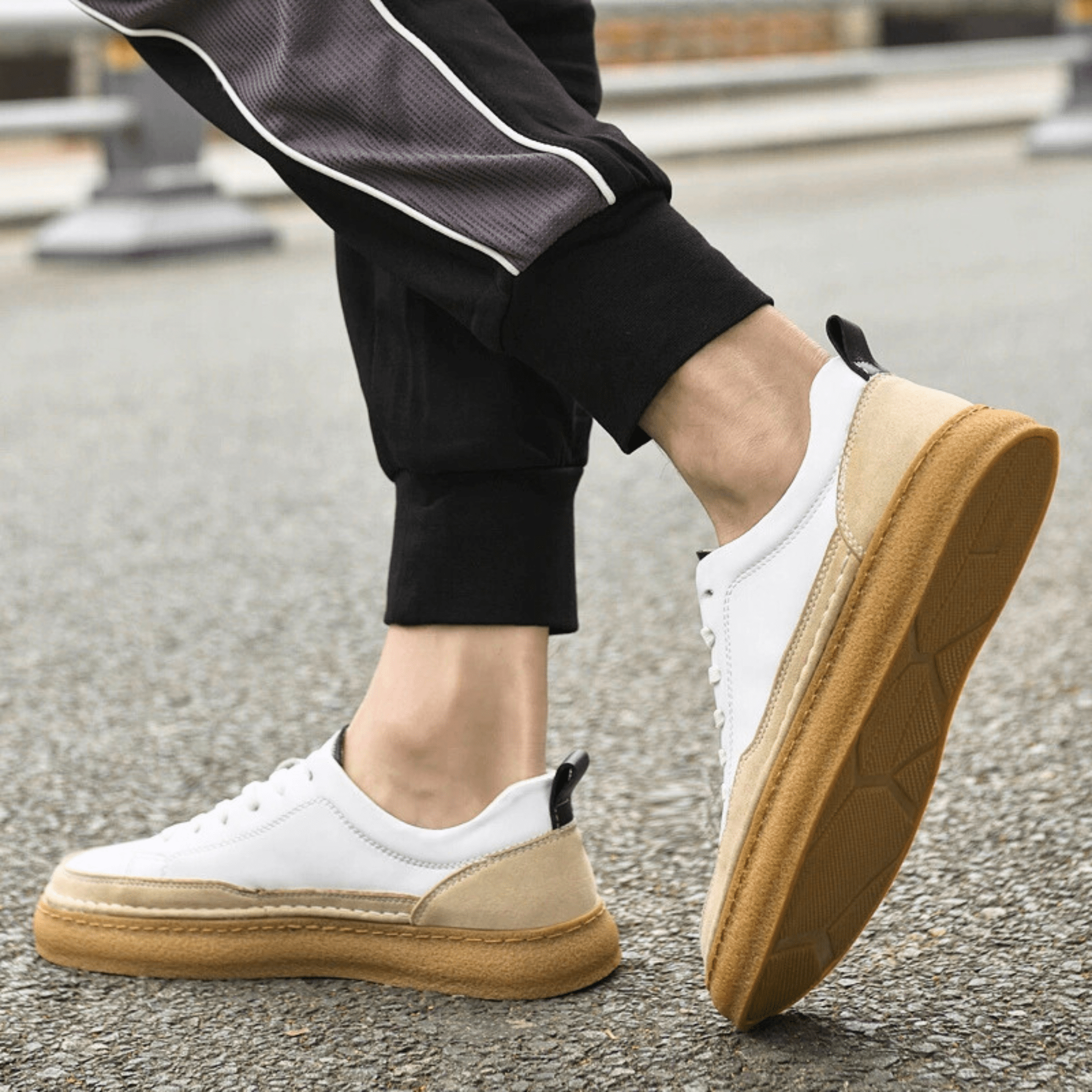 Italian Genuine Leather Sneakers