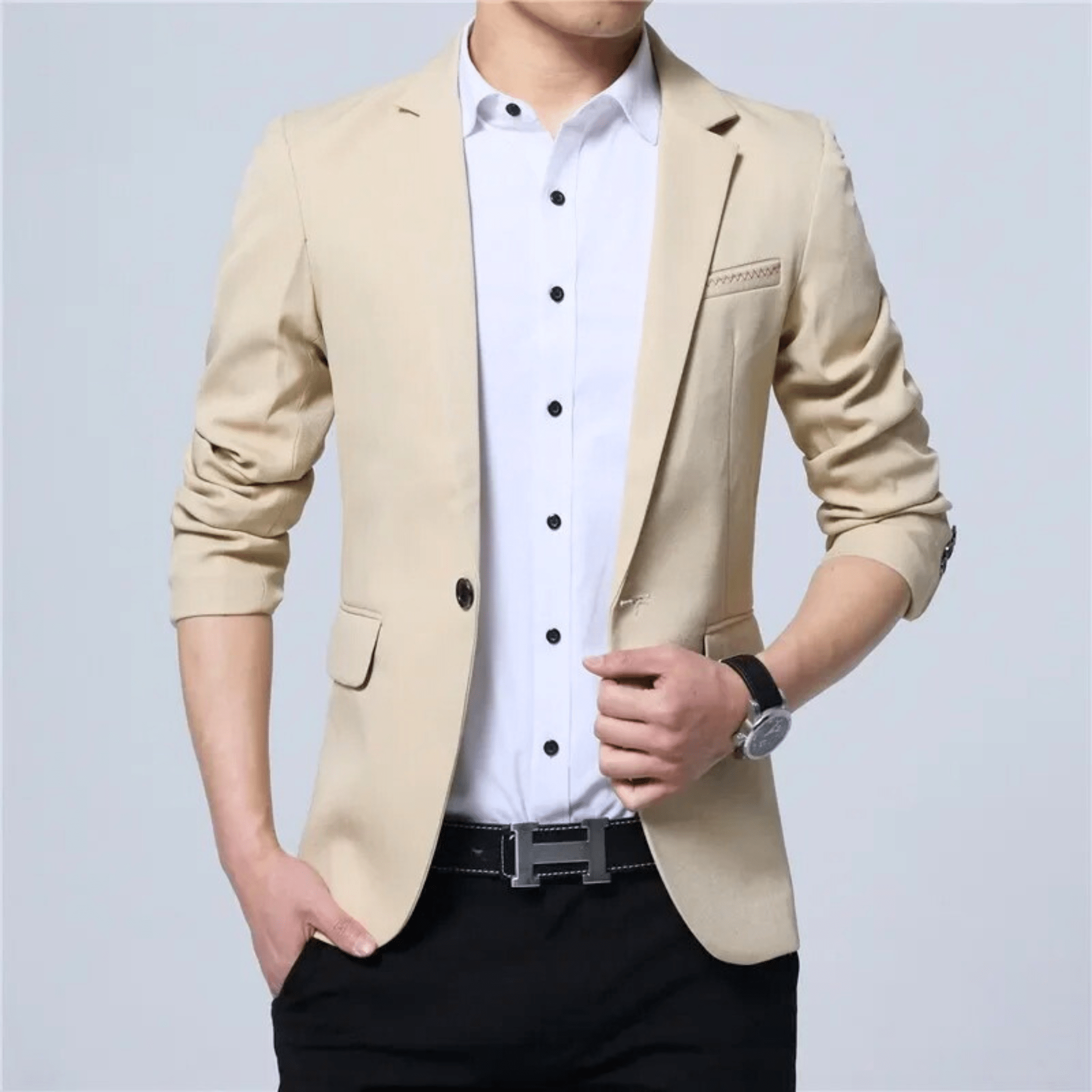London Slim-Fit Breathable Blazer