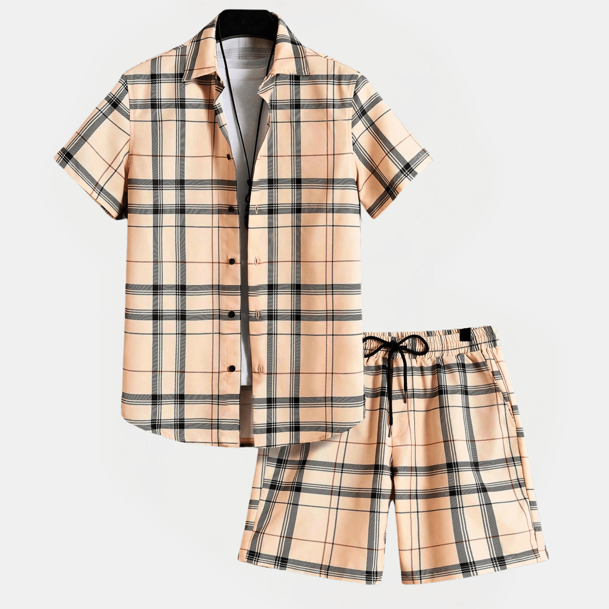 Plaid Patterned Summer Set